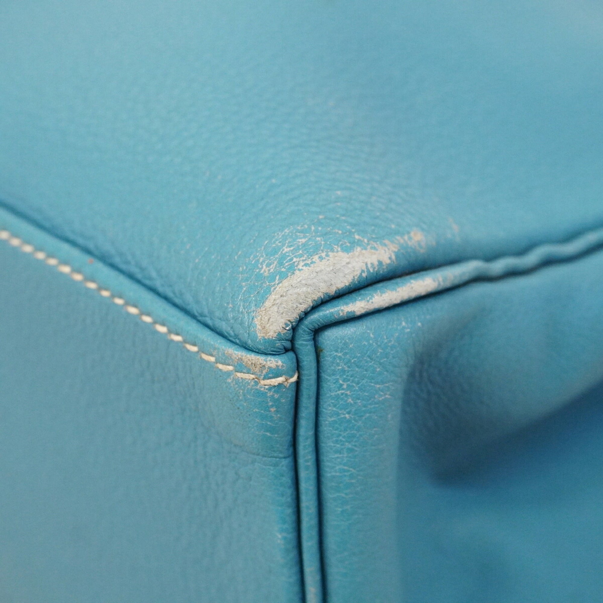 Hermes Blue Jean Ardennes Leather Backpack (Pre-Owned)
