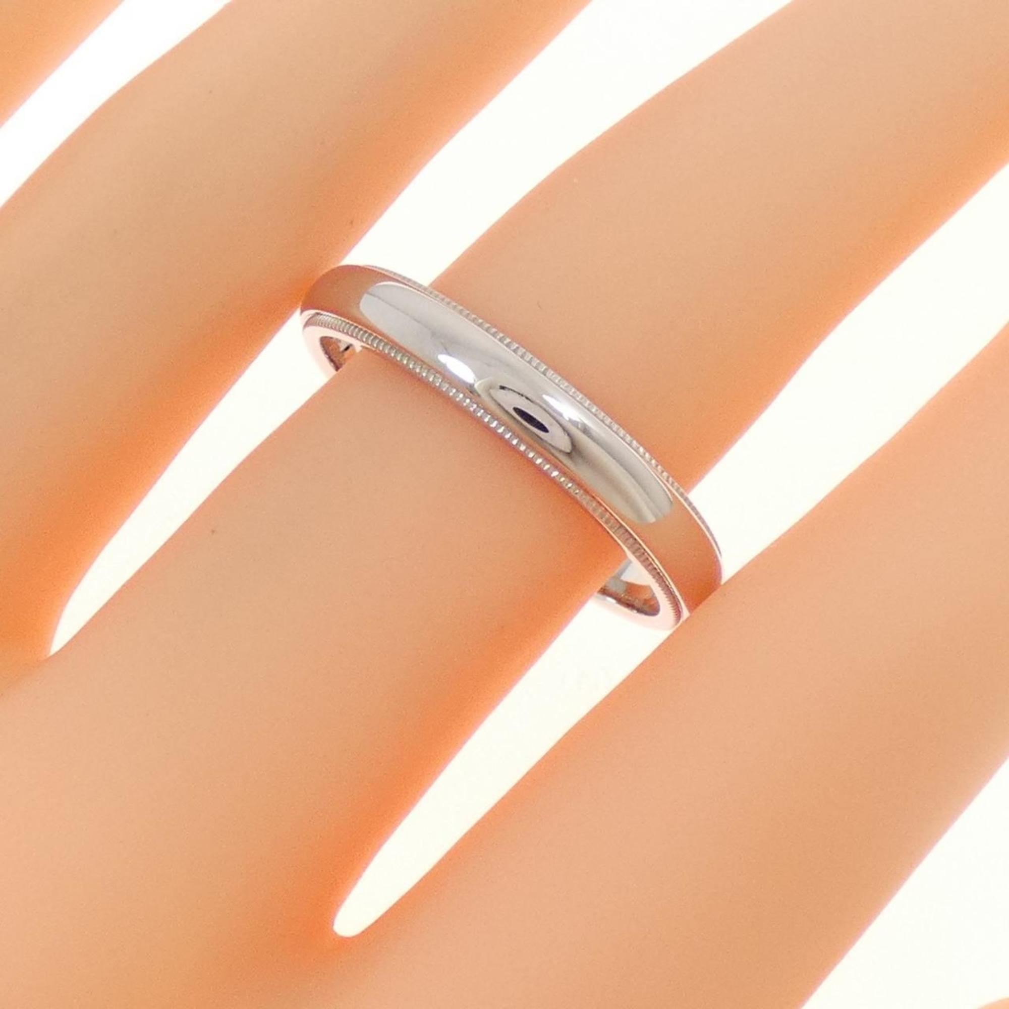 Tiffany Platinum Platinum 950 Band Ring (Pre-Owned)