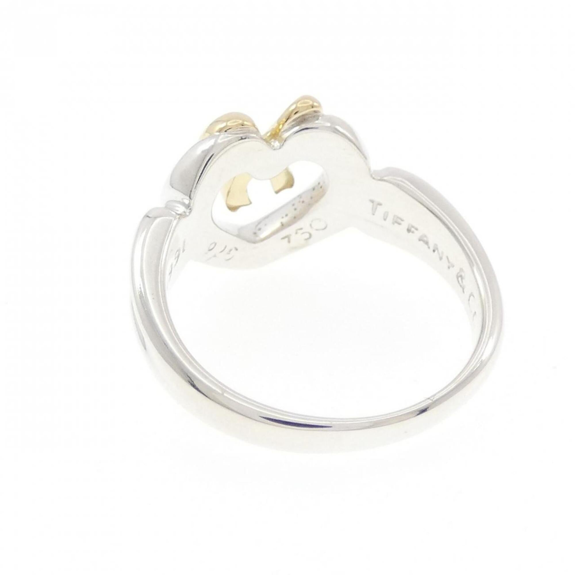 Tiffany Yellow Gold (18K) Silver 925 Band Ring (Pre-Owned)