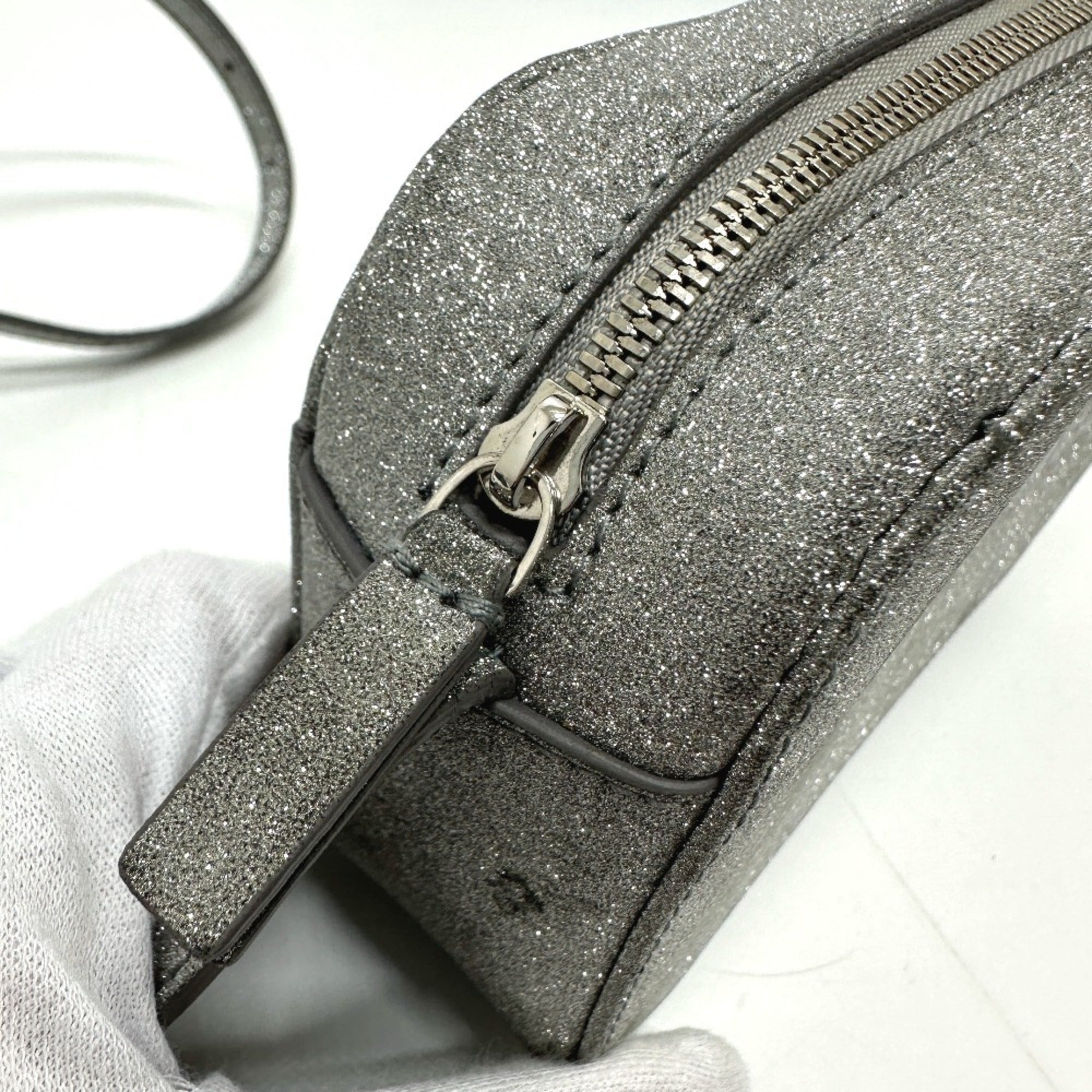 Balenciaga Silver Leather Shoulder Bag (Pre-Owned)