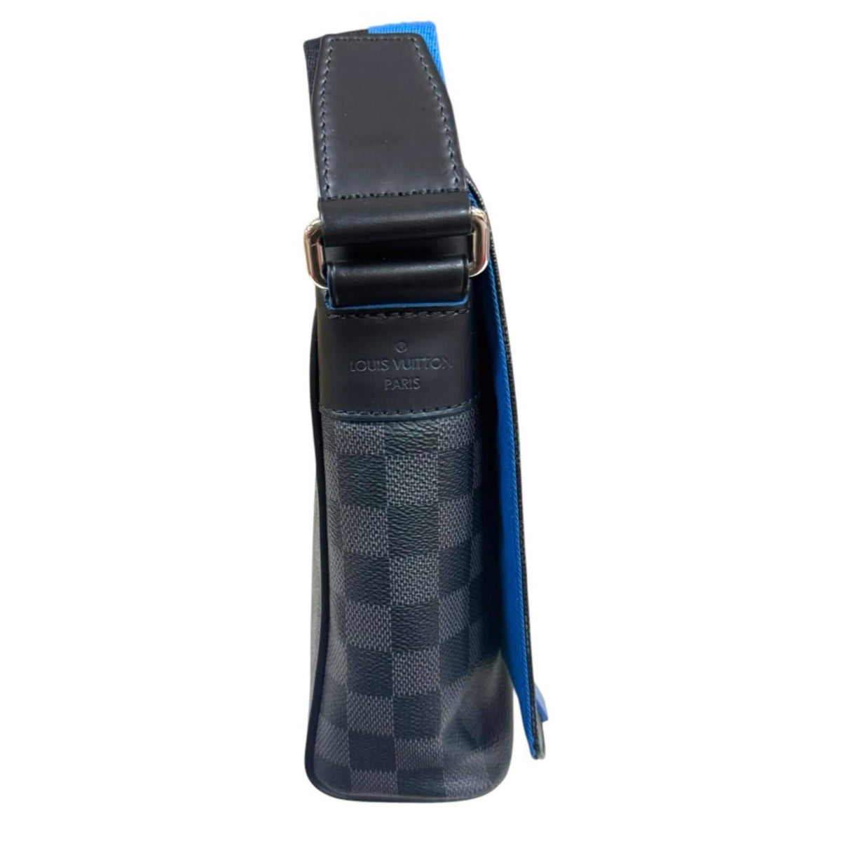 Louis Vuitton Damier Graphite Black Blue Damier Graphite Shoulder Bag (Pre-Owned)