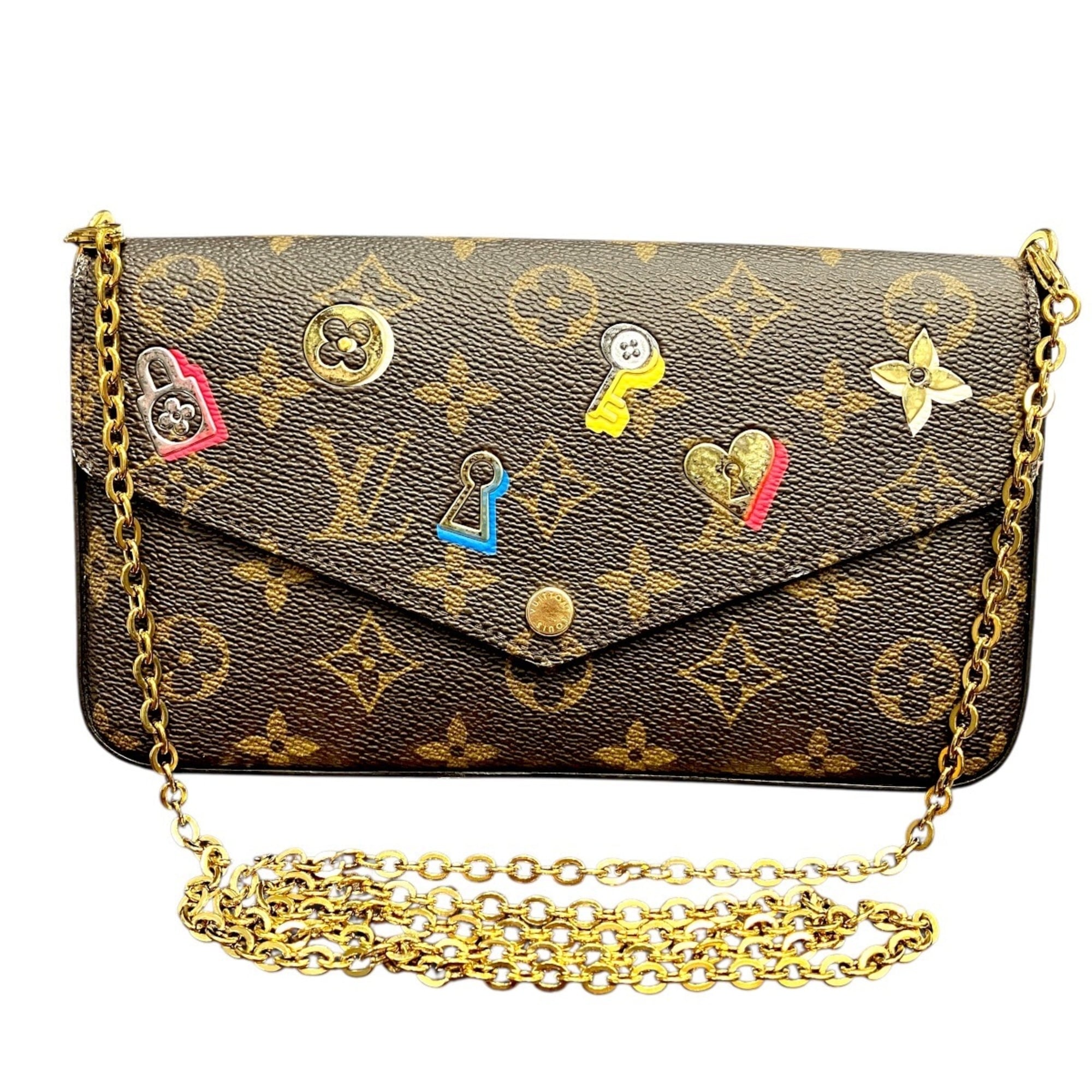 Louis Vuitton Galle Monogram Monogram Pochette Shoulder Bag (Pre-Owned)