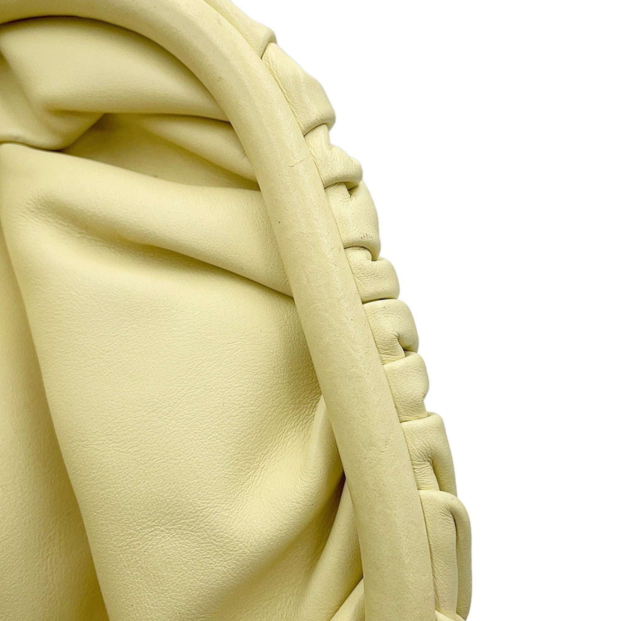 Bottega Veneta Yellow Leather Handbag Sling Bag (Pre-Owned)