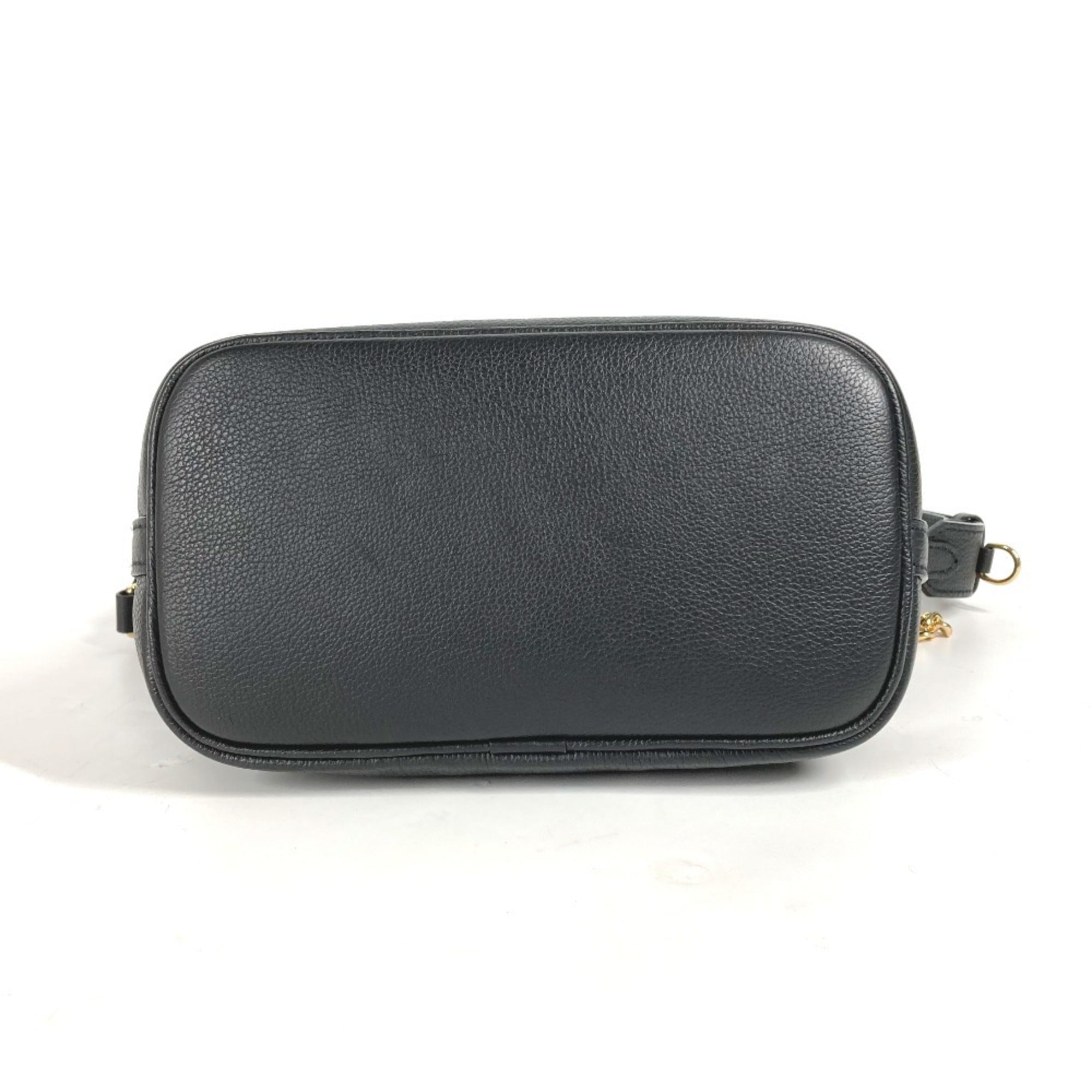 Louis Vuitton Black Leather Shoulder Bag (Pre-Owned)
