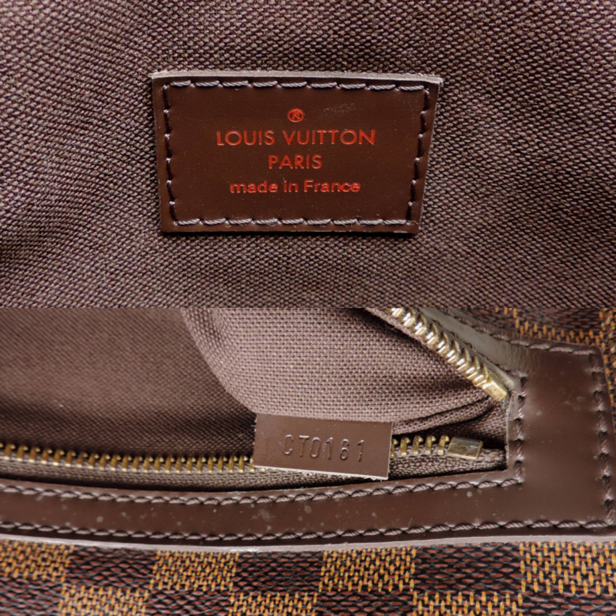 Louis Vuitton Brown Ebene Damier Canvas Shoulder Bag (Pre-Owned)