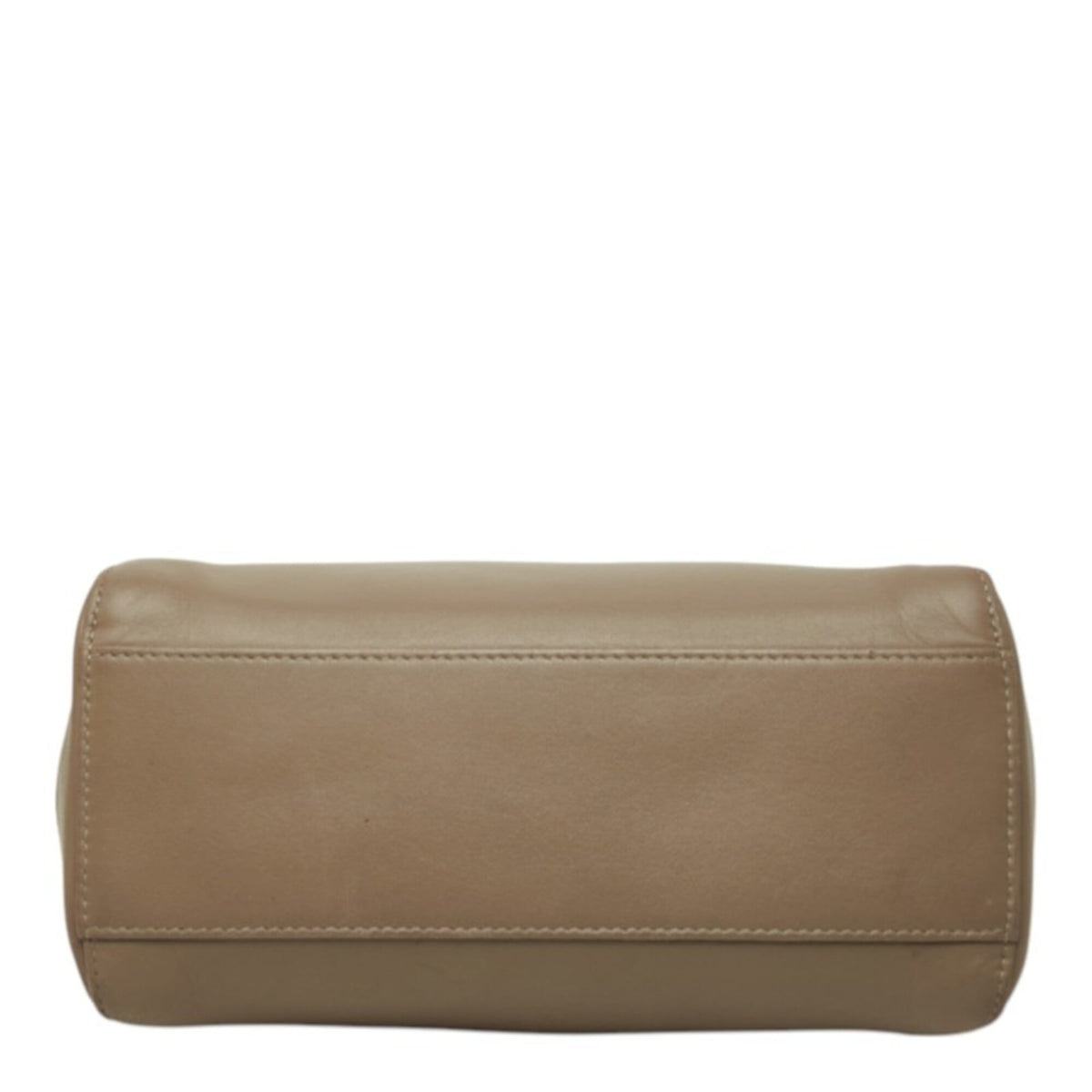 Fendi Selleria Grayish Leather Handbag Shoulder Bag (Pre-Owned)