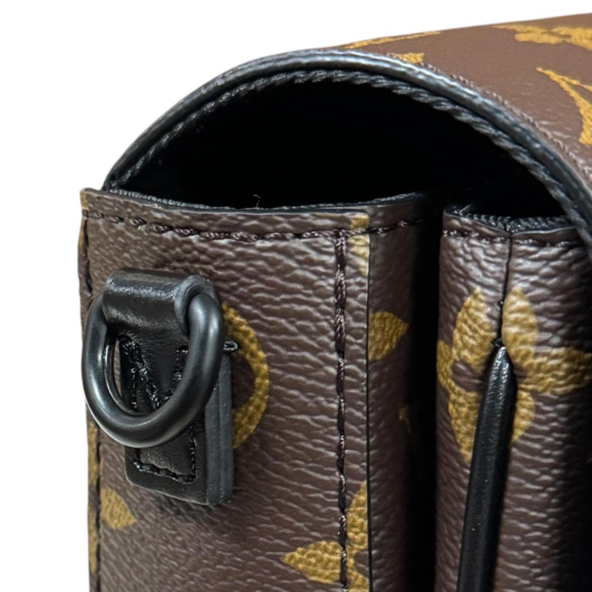 Louis Vuitton Monogram Macassar Black Brown Monogram Macassar Monogram Shoulder Bag (Pre-Owned)