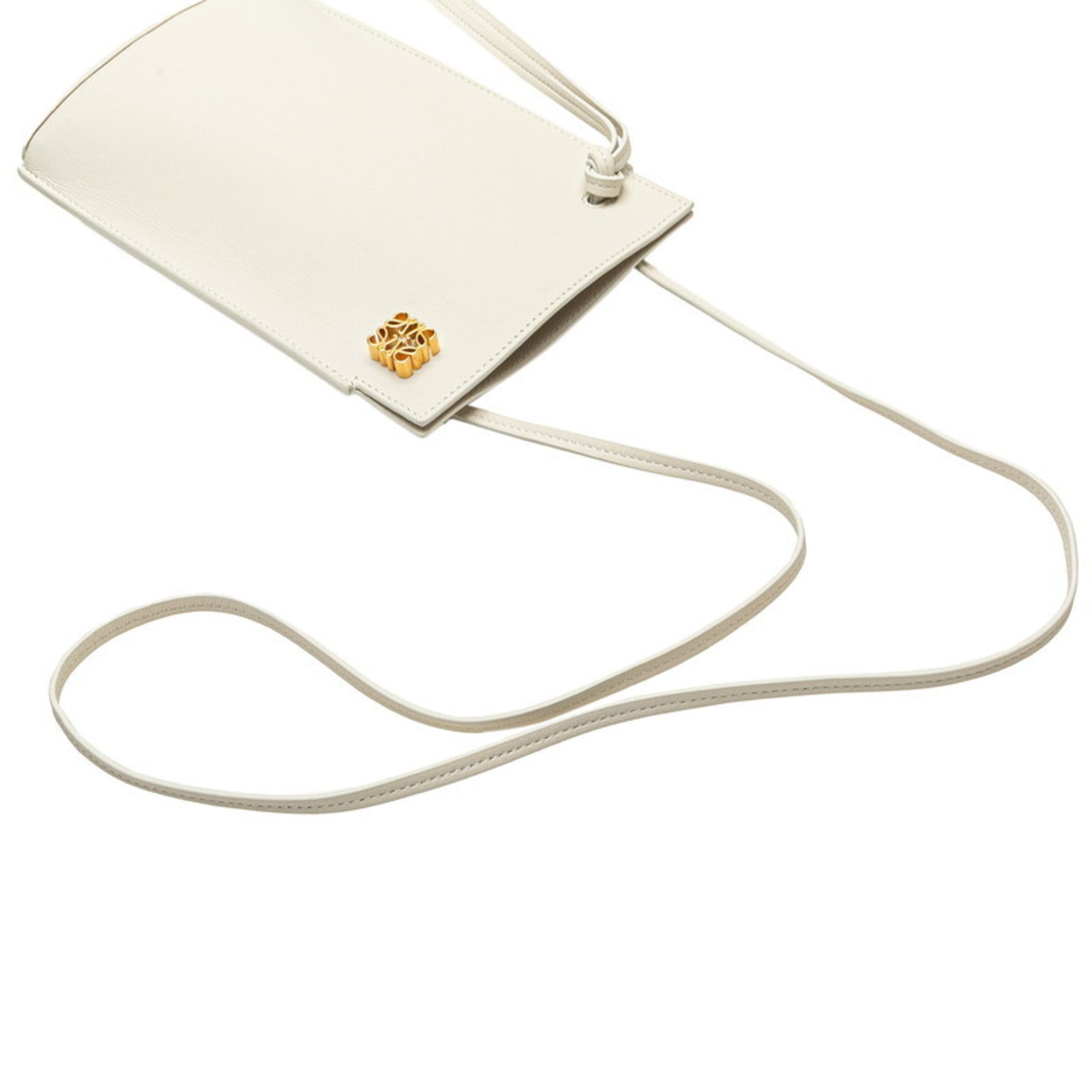 Loewe Off-White Leather Shoulder Bag (Pre-Owned)