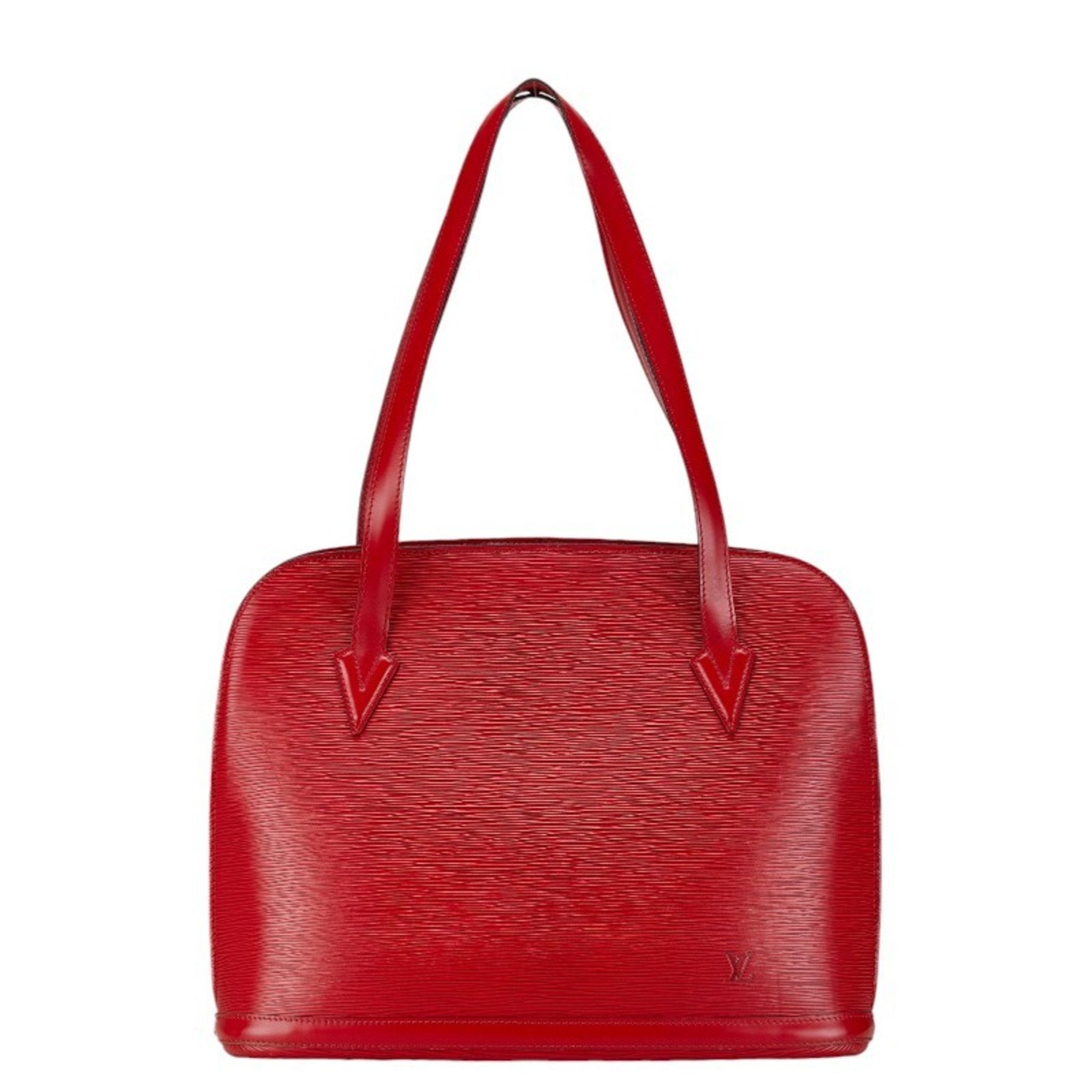 Louis Vuitton Castilian Red Epi Leather Shoulder Bag Tote Bag (Pre-Owned)