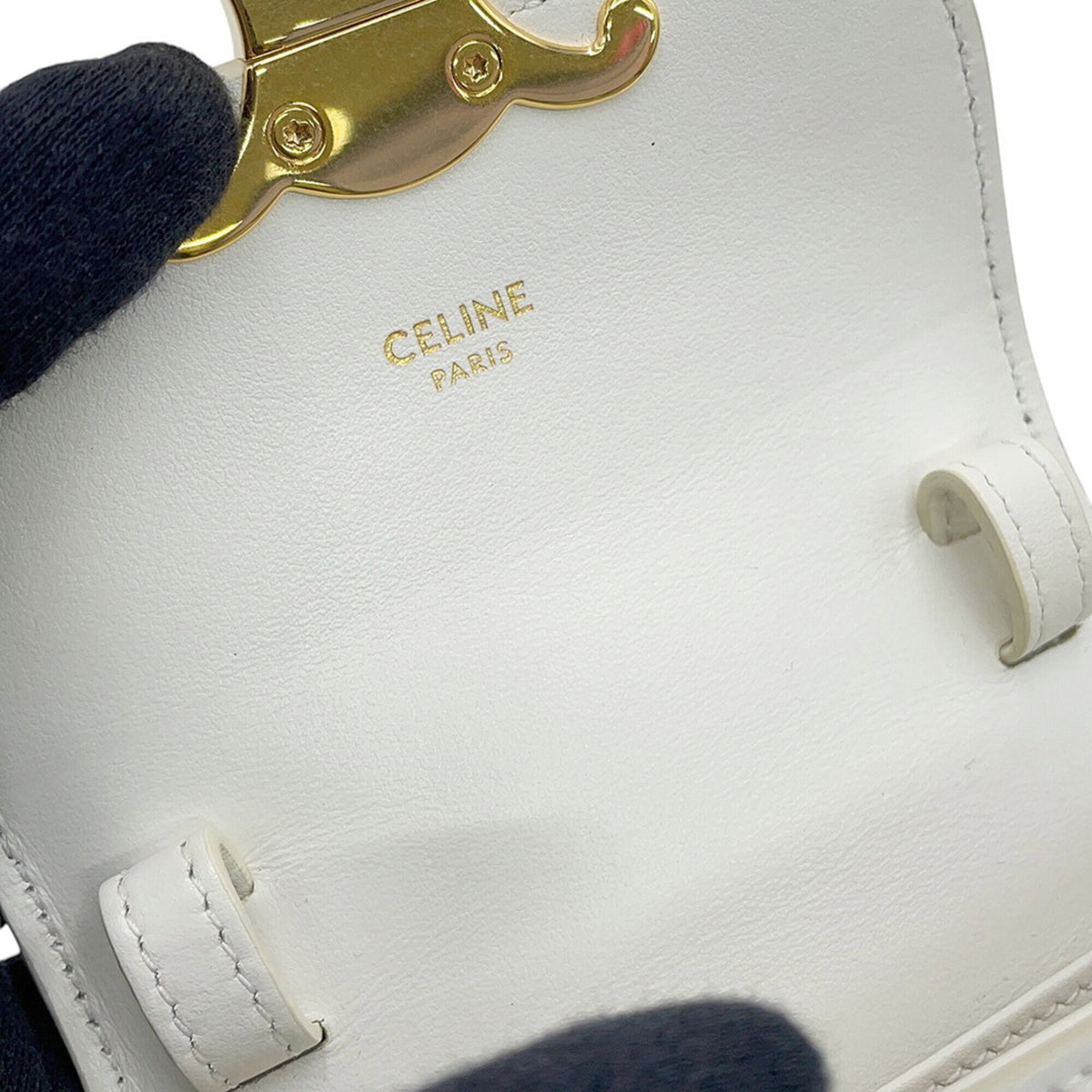 Celine White Leather Shoulder Bag (Pre-Owned)
