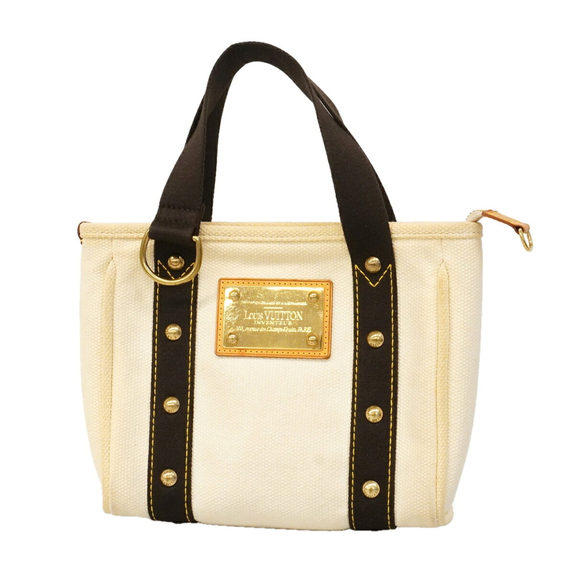 Louis Vuitton Ecru Handbag (Pre-Owned)