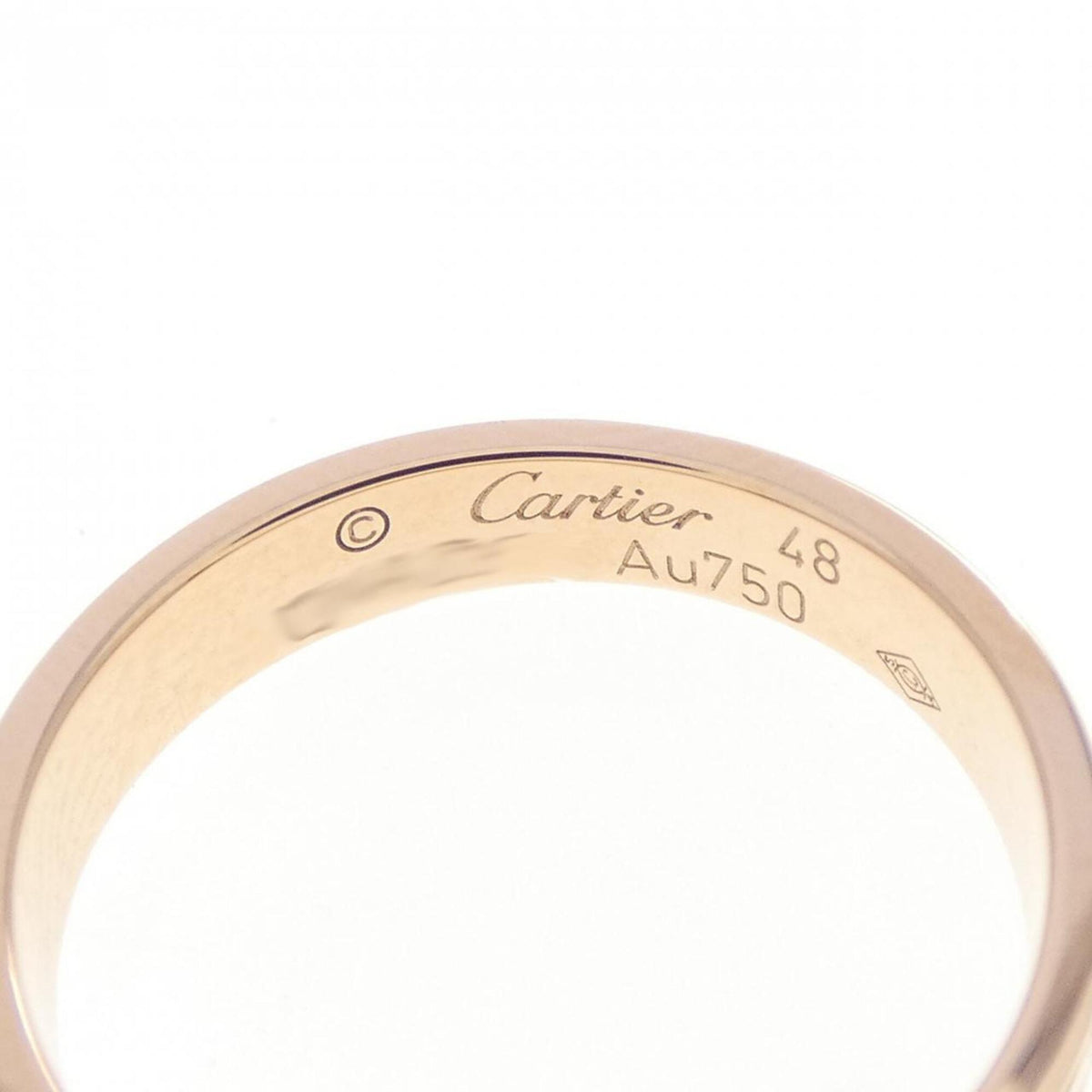 Cartier Love Pink Gold (18K) Band Ring (Pre-Owned)