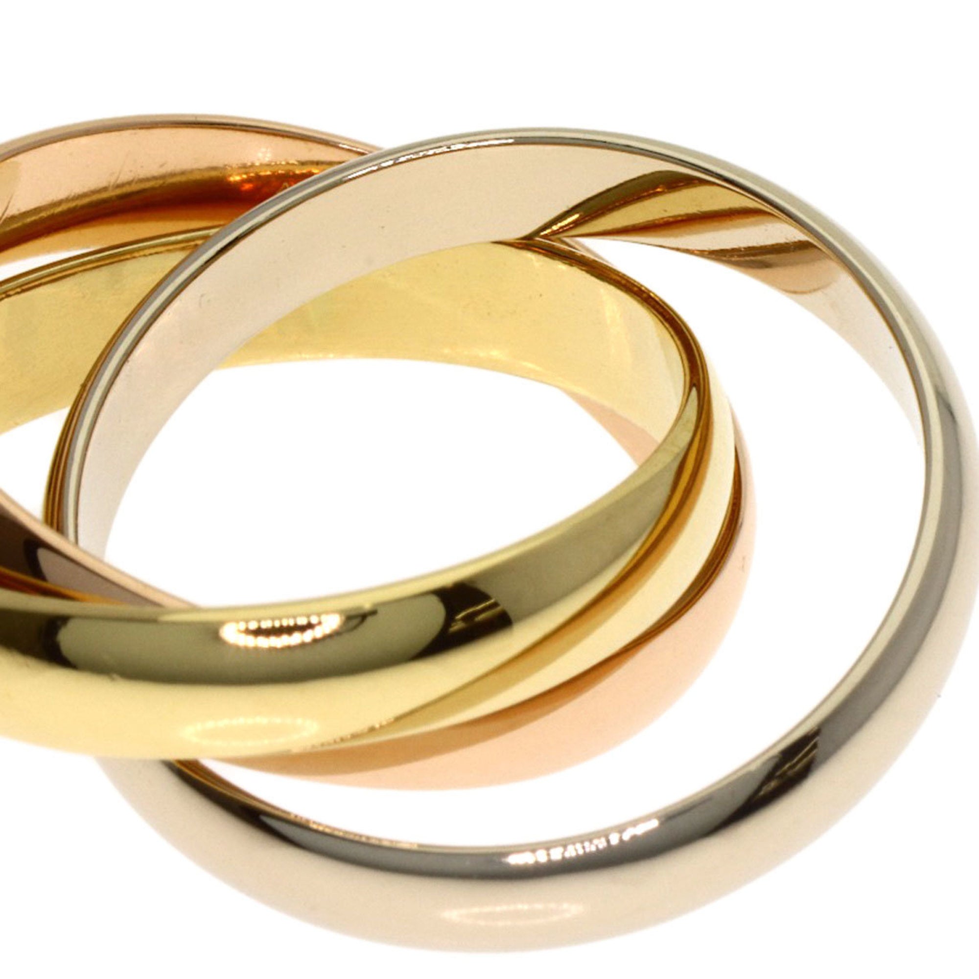 Cartier Trinity Yellow Gold (18K) Pink Gold (18K) White Gold (18K) Band Ring (Pre-Owned)