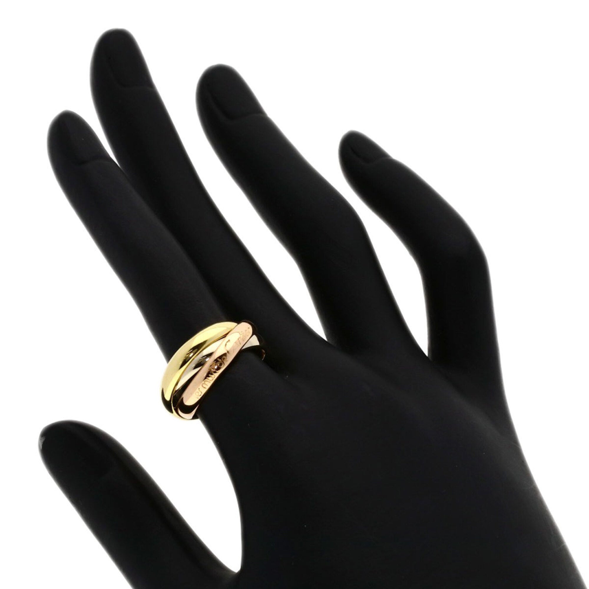 Cartier Trinity Yellow Gold (18K) Pink Gold (18K) White Gold (18K) Band Ring (Pre-Owned)