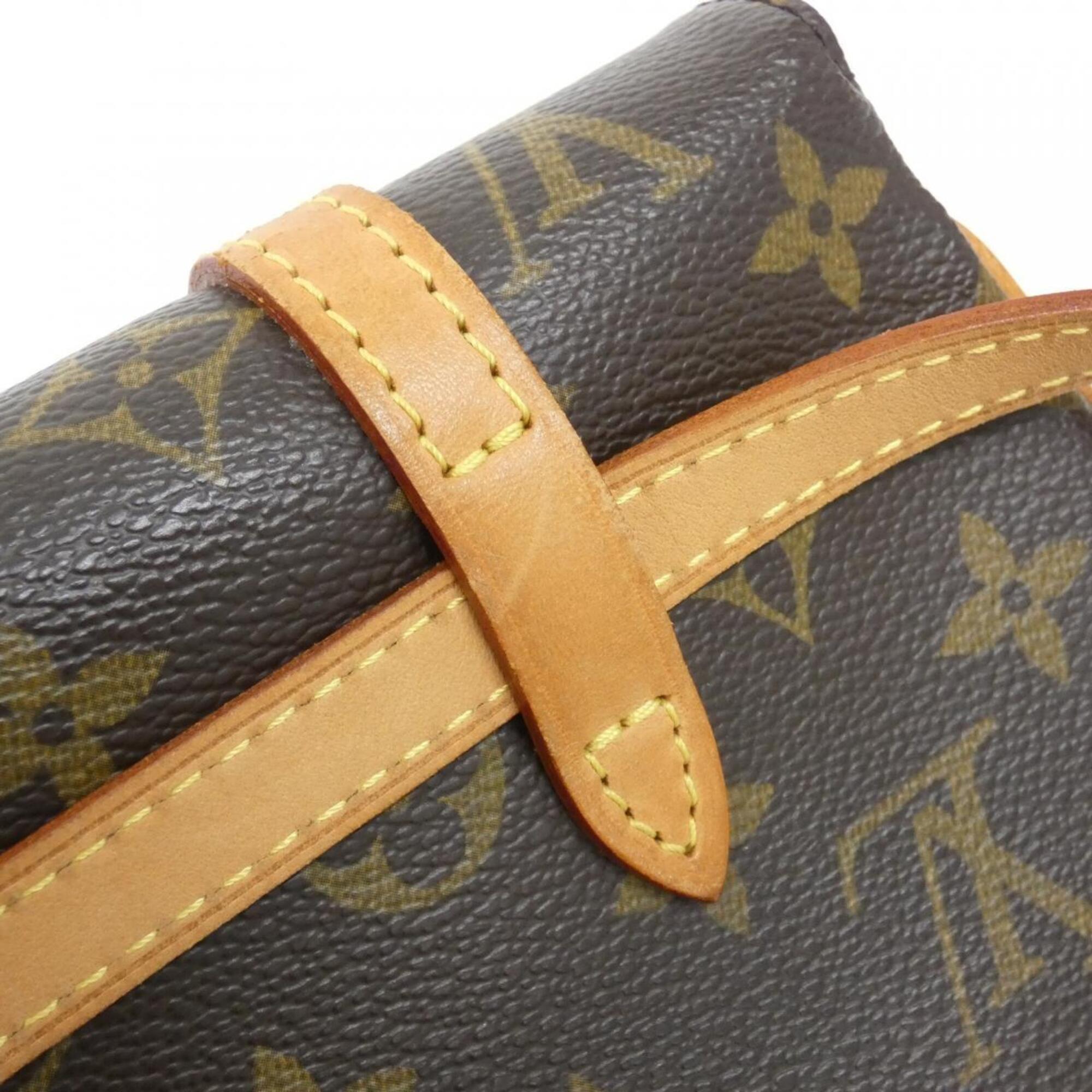 Louis Vuitton Marron Coated Canvas Fanny Pack Pochette (Pre-Owned)