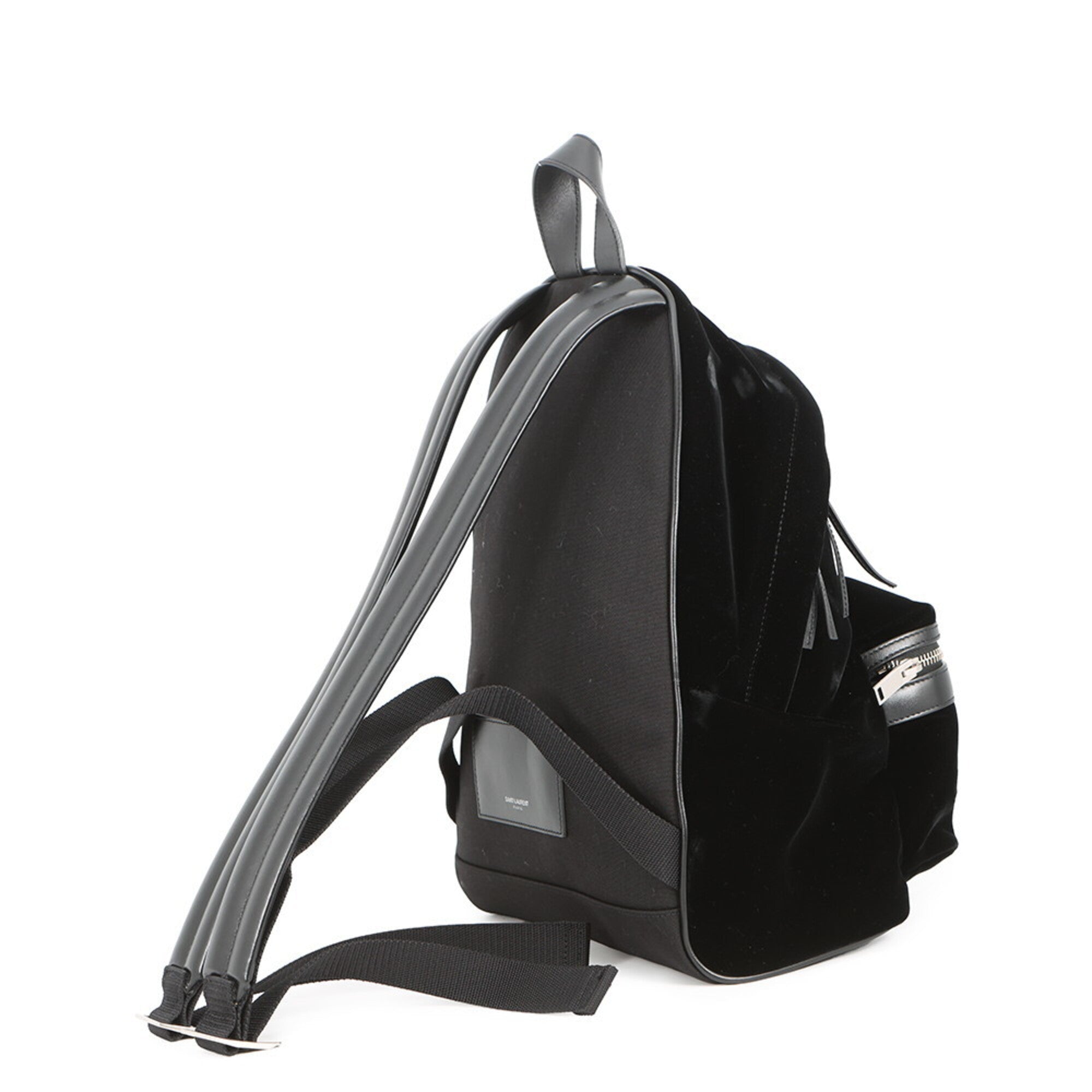 Yves Saint Laurent Black Leather Backpack (Pre-Owned)