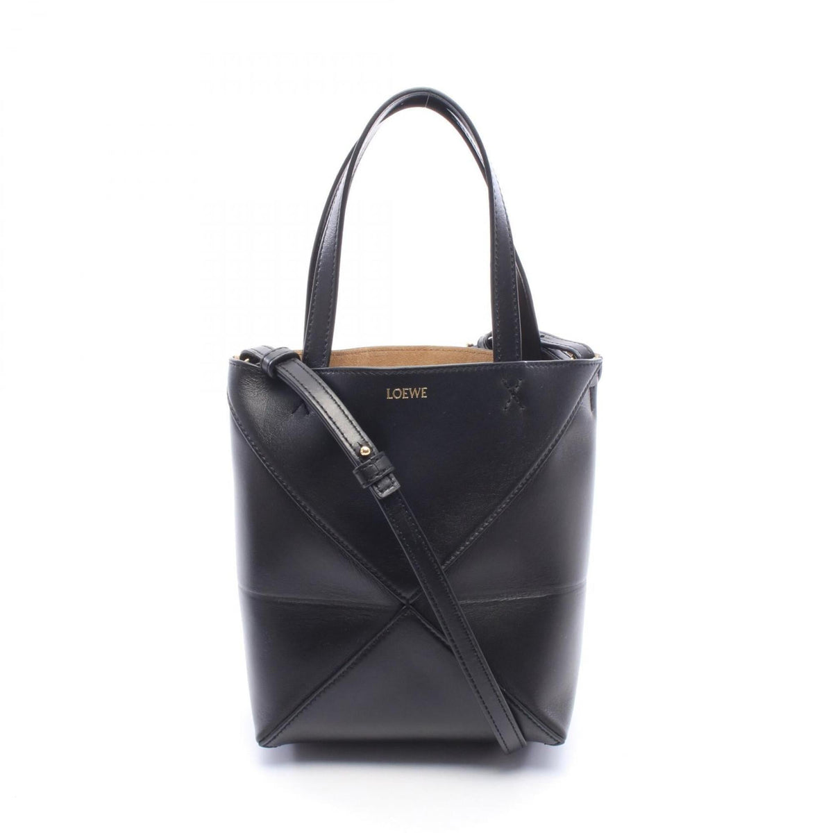 Loewe Black Leather Handbag (Pre-Owned)