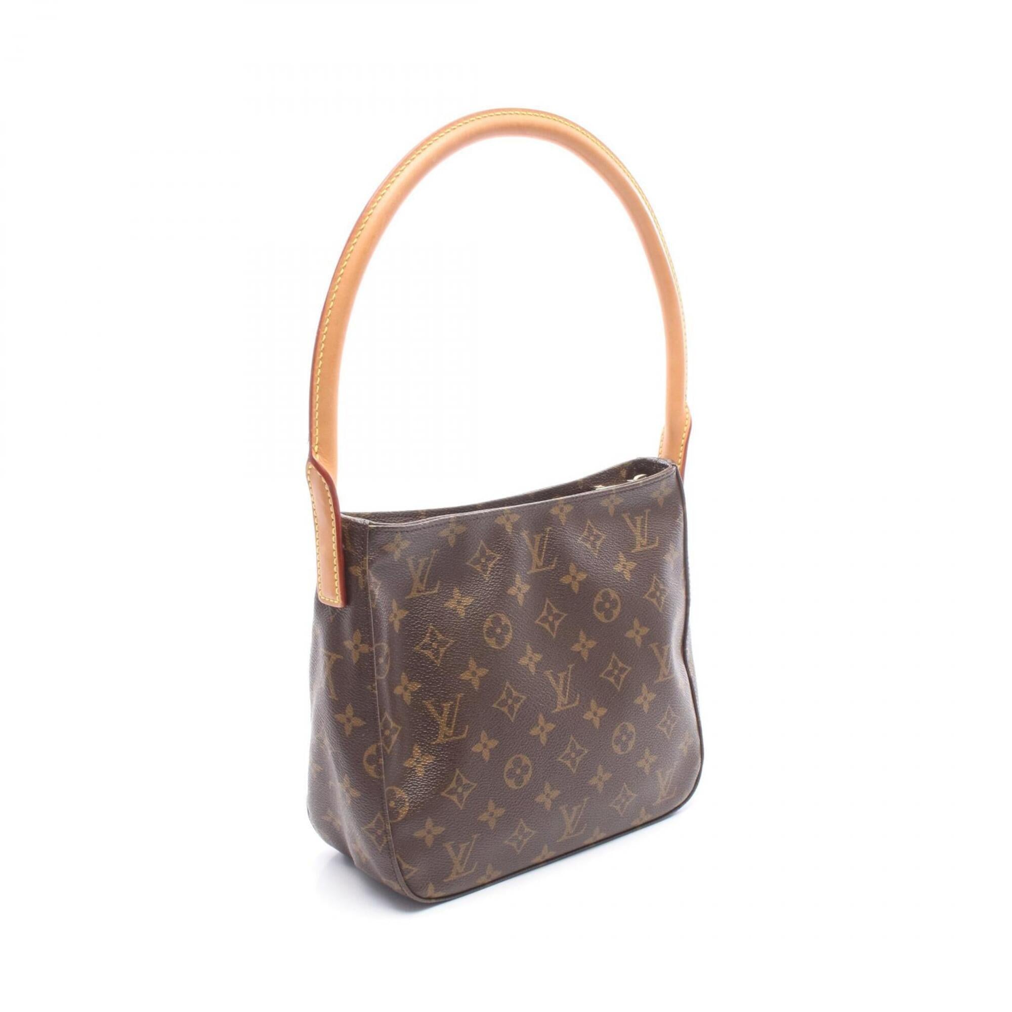 Louis Vuitton Brown Coated Canvas Pvc Monogram Leather Handbag Shoulder Bag (Pre-Owned)