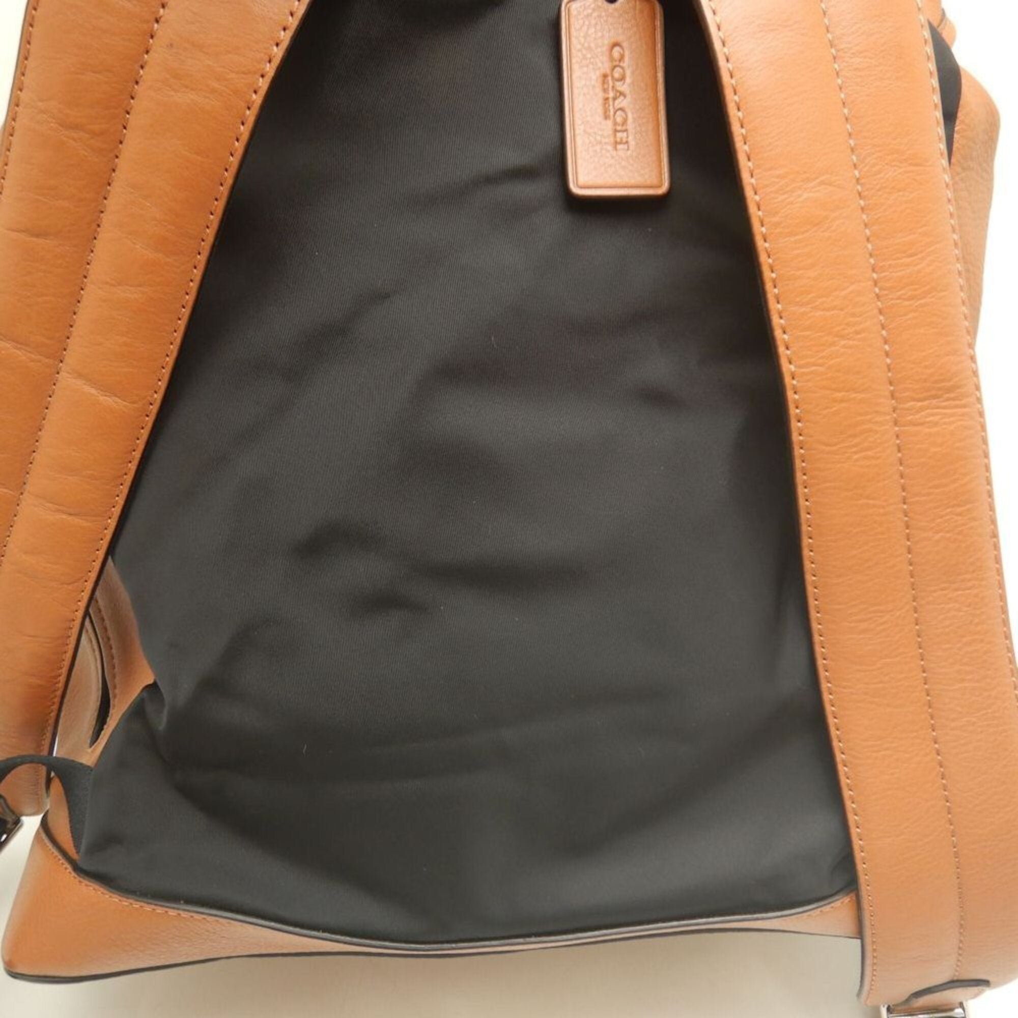 Coach Brown Leather Backpack (Pre-Owned)