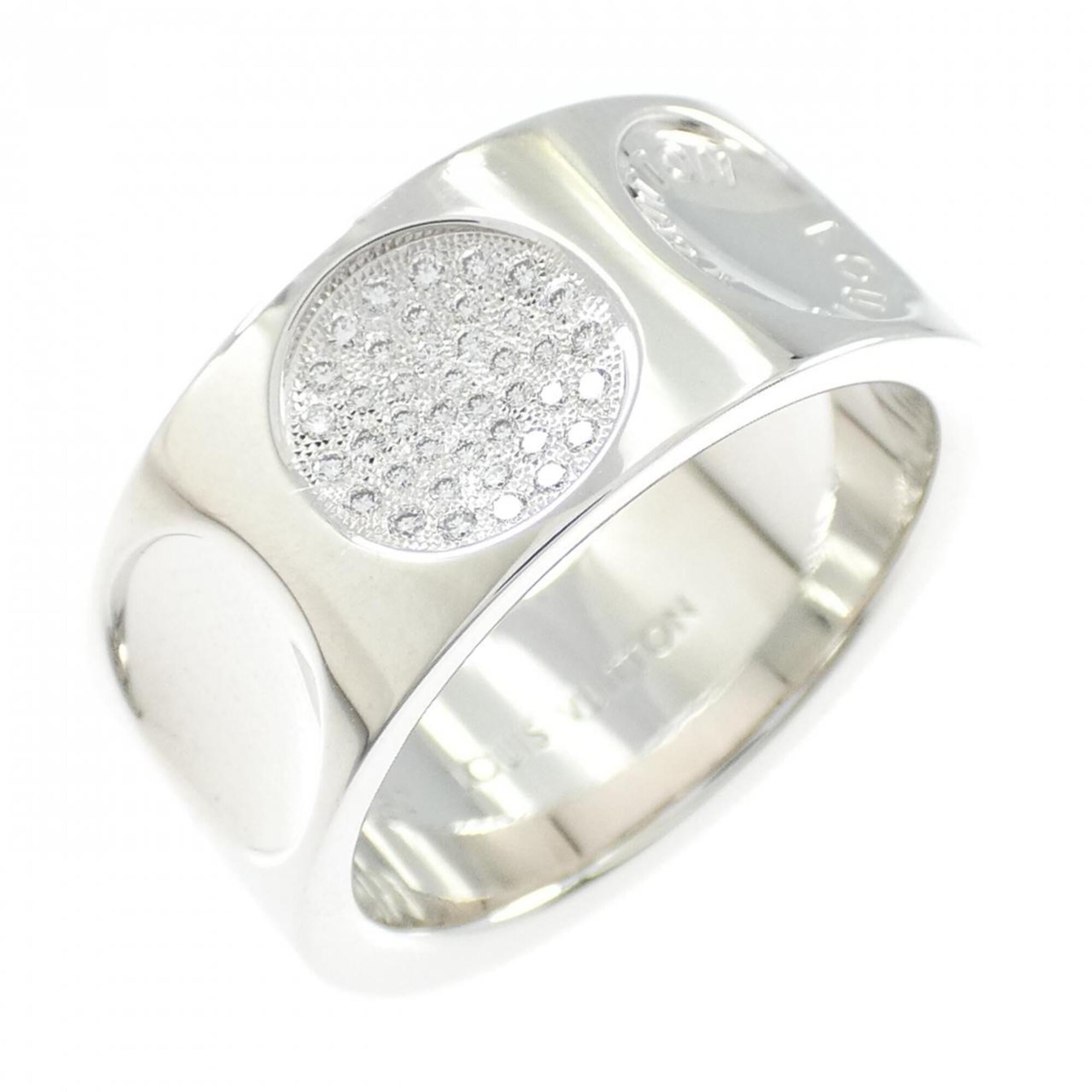 Louis Vuitton White Gold (18K) Band Ring (Pre-Owned)