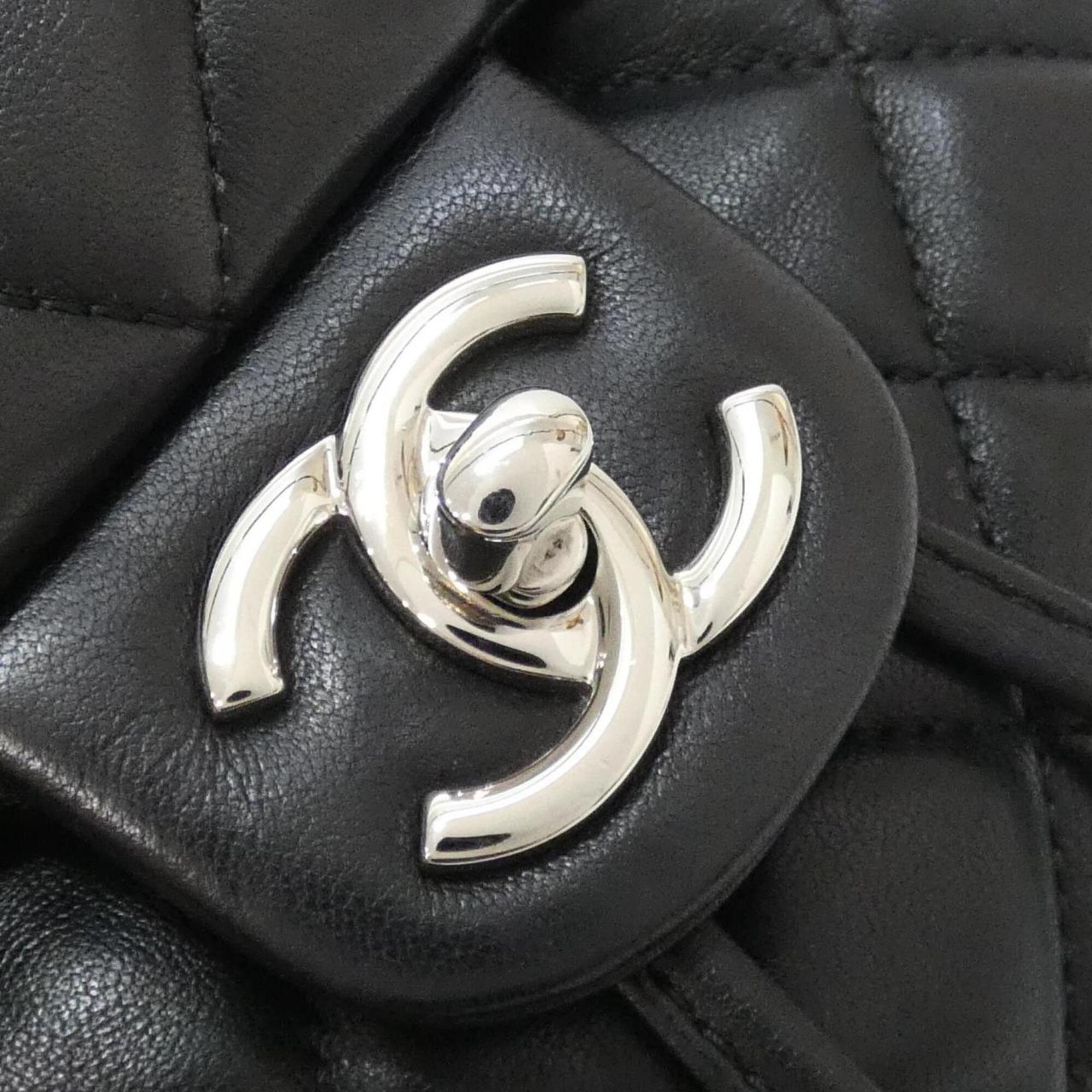 Chanel Black Leather Backpack (Pre-Owned)