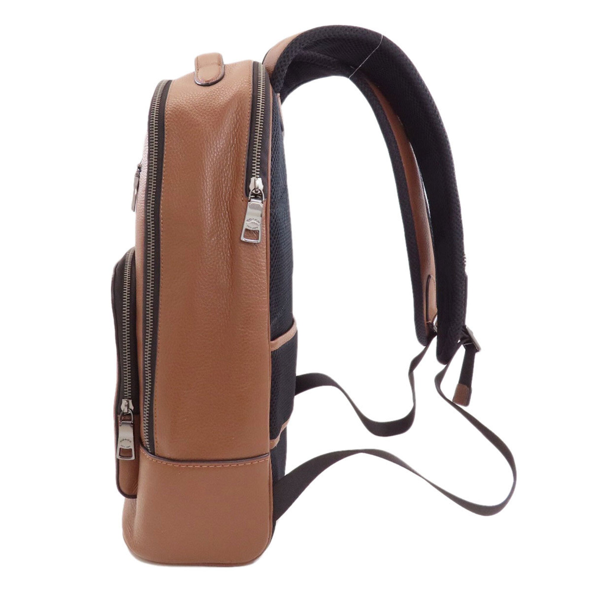 Coach Brown Leather Backpack (Pre-Owned)