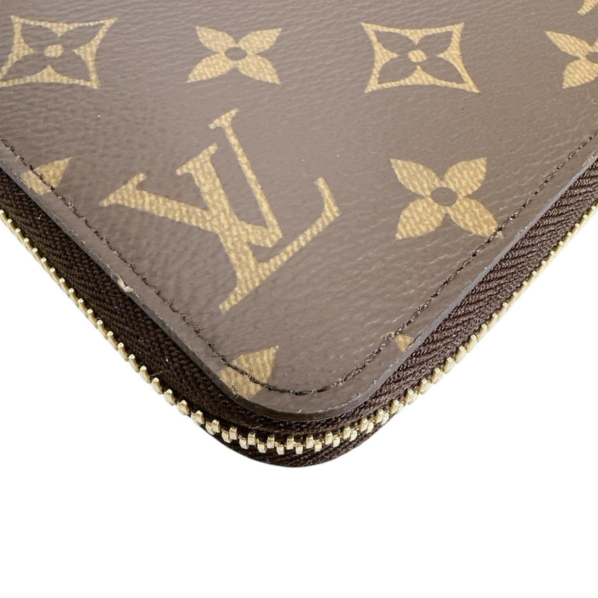 Louis Vuitton Brown Monogram Rose Ballerine Monogram Long Wallet (Bi-Fold) (Pre-Owned)