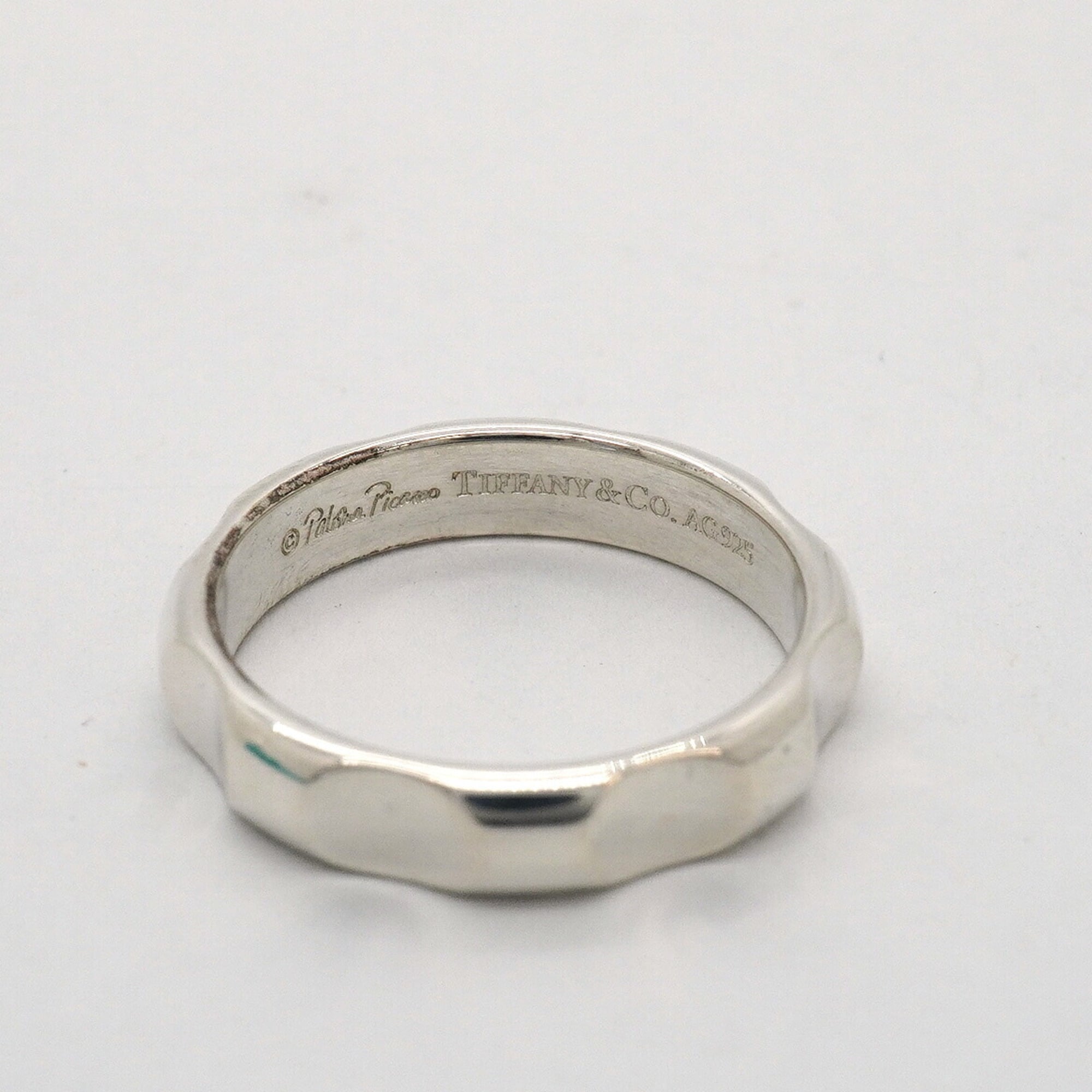 Tiffany Silver 925 Band Ring (Pre-Owned)