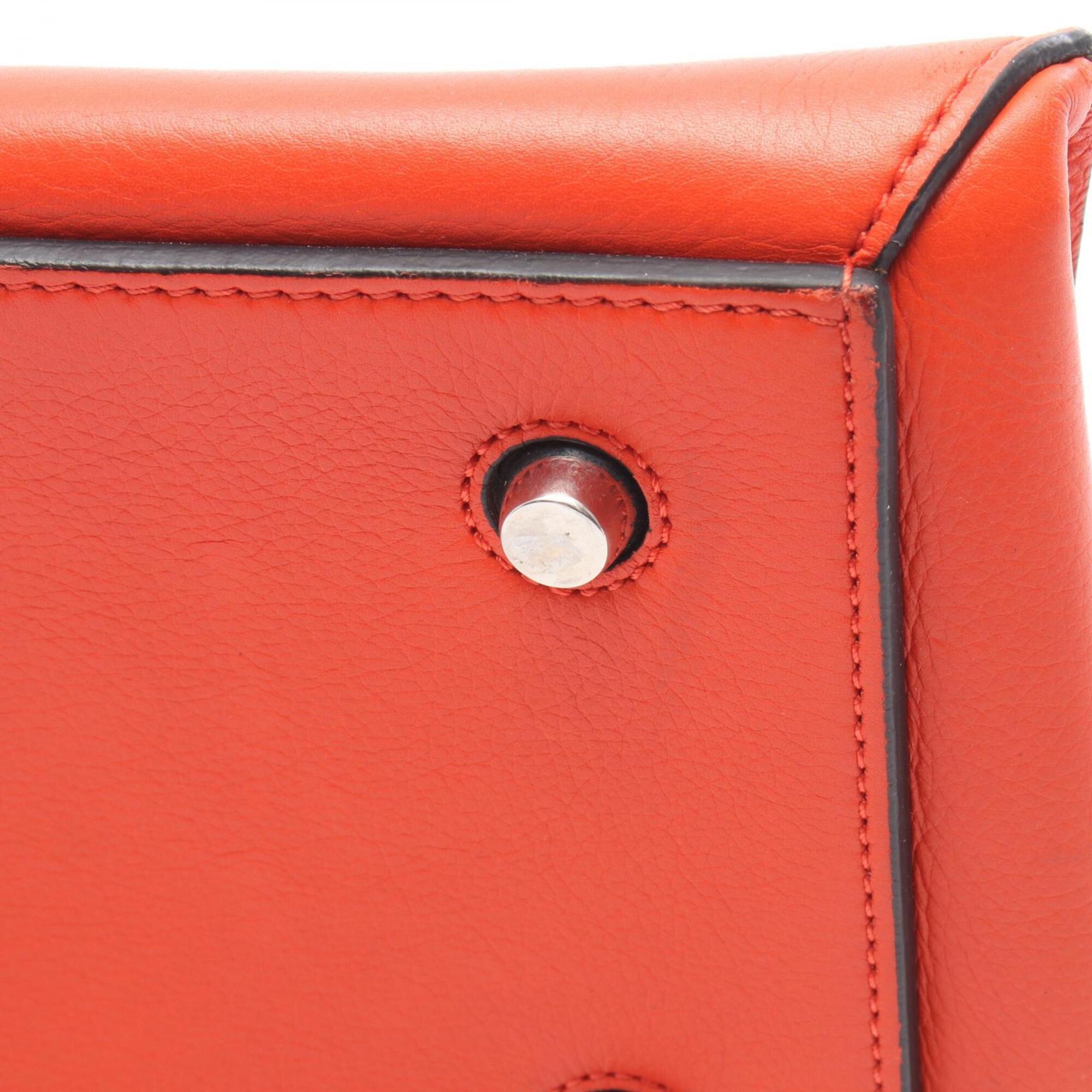 Celine Orange Leather Handbag (Pre-Owned)