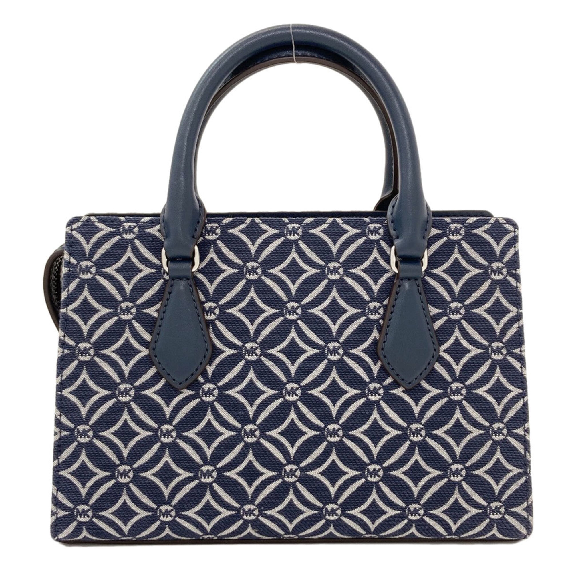 Michael Kors Blue Canvas Handbag (Pre-Owned)