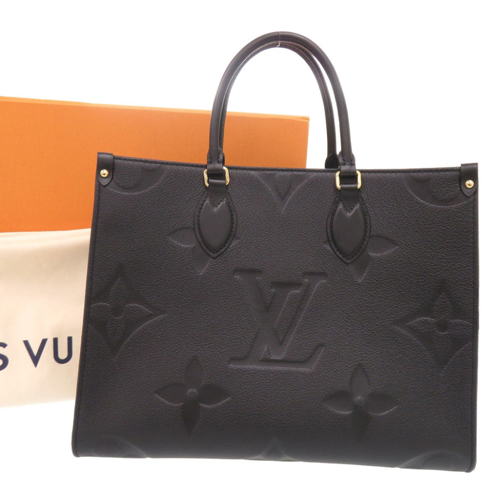 Louis Vuitton Black Noir Monogram Empreinte Tote Bag (Pre-Owned)