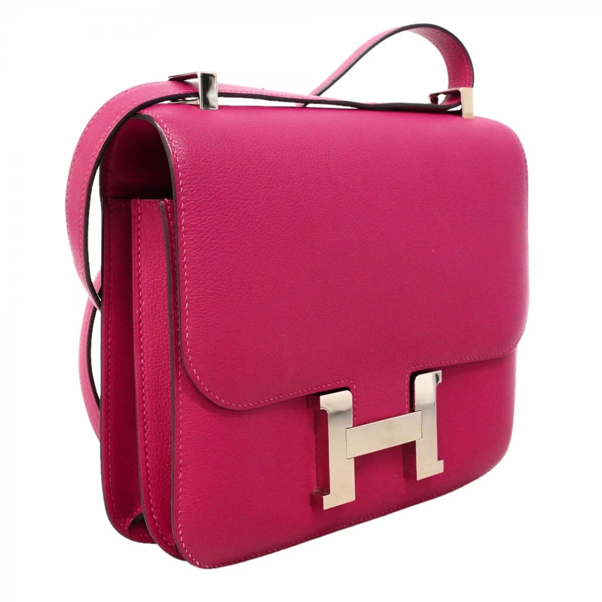 Hermes Rose Purple Shoulder Bag (Pre-Owned)
