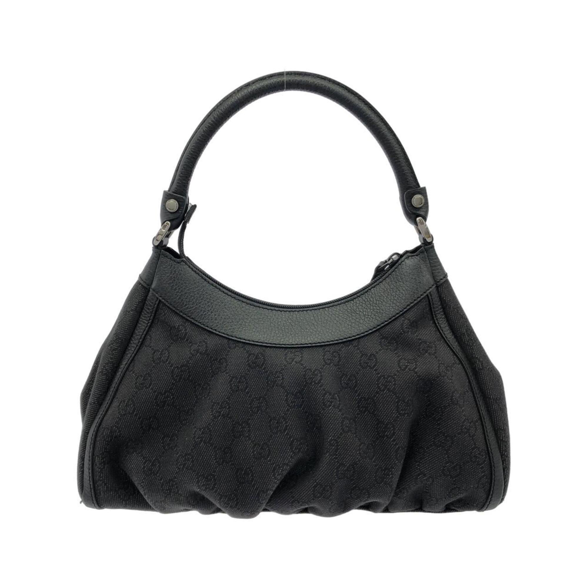 Gucci Black Denim Shoulder Bag (Pre-Owned)