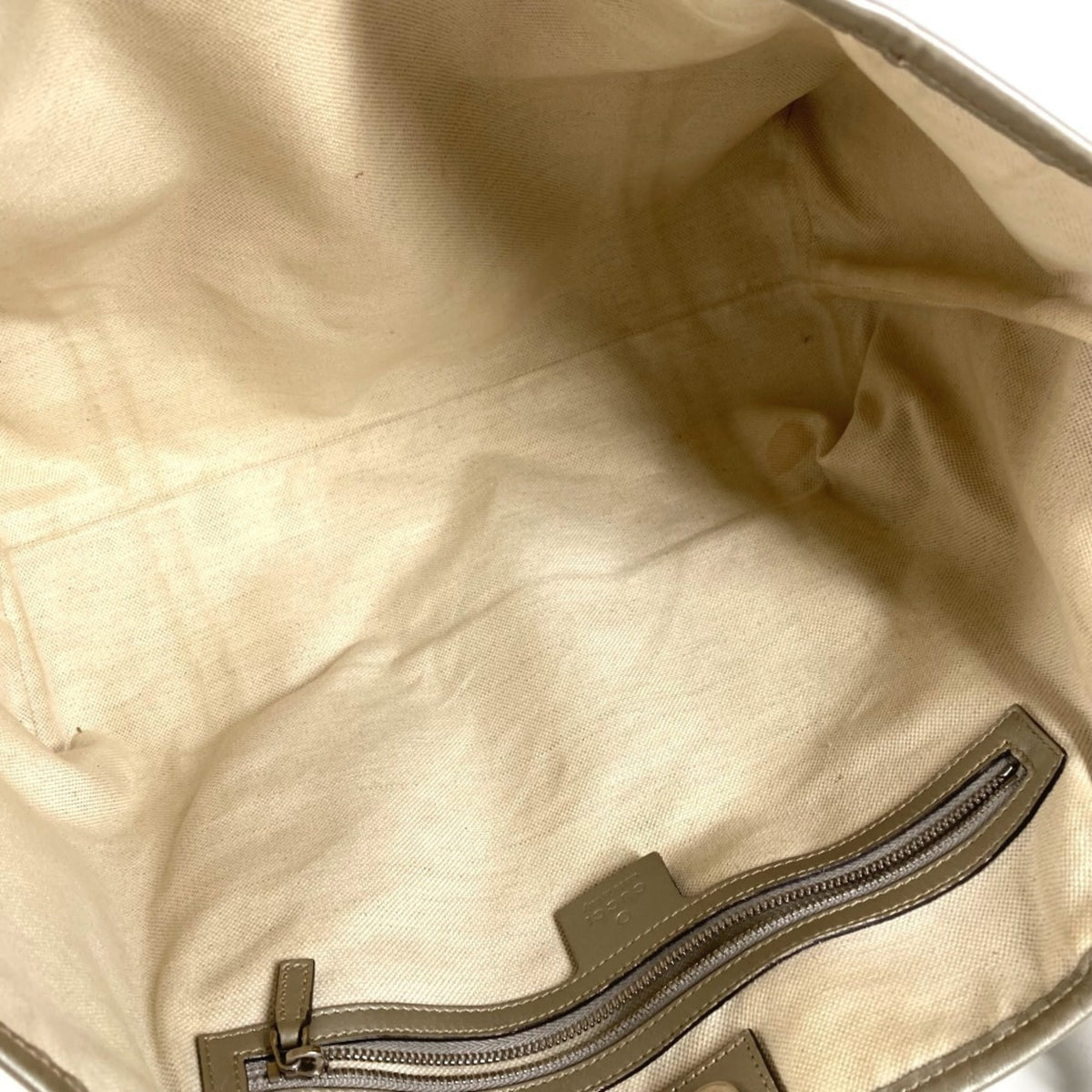Gucci Silver Gg Imprimé Shoulder Bag Tote Bag (Pre-Owned)