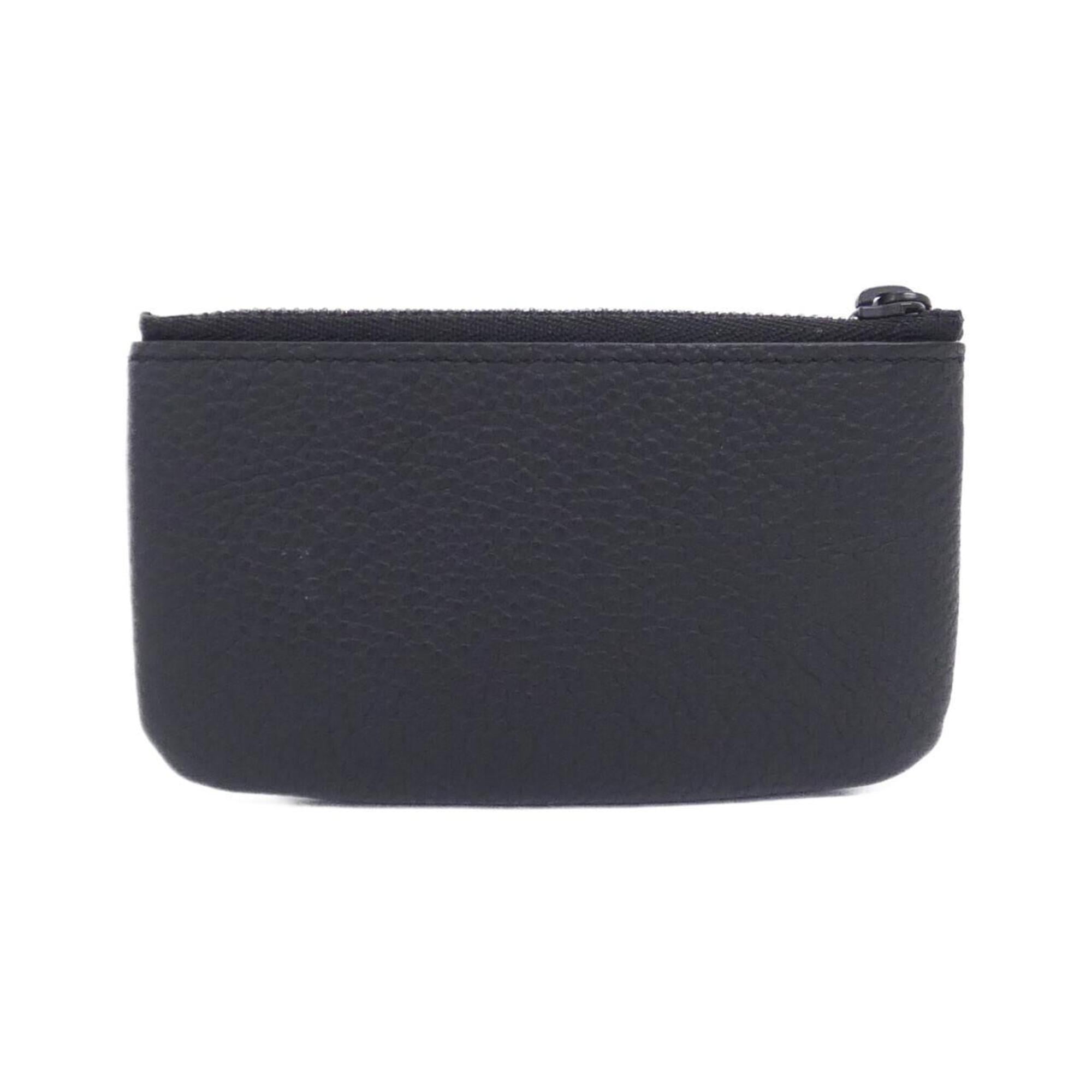 Louis Vuitton Black Leather Coin Purse/Coin Case (Pre-Owned)