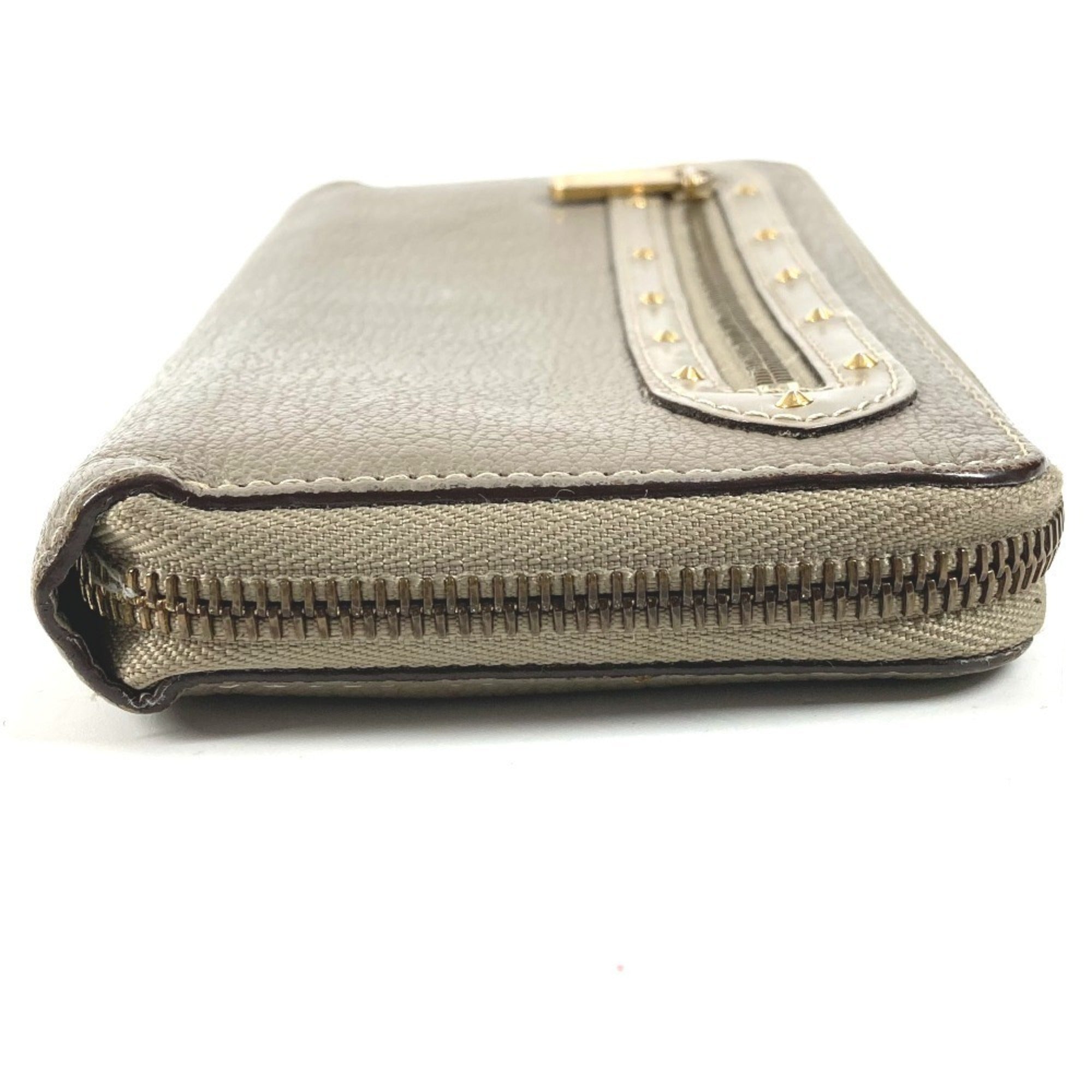 Louis Vuitton Galle Gray Velone Suhali Leather Long Wallet (Bi-Fold) (Pre-Owned)