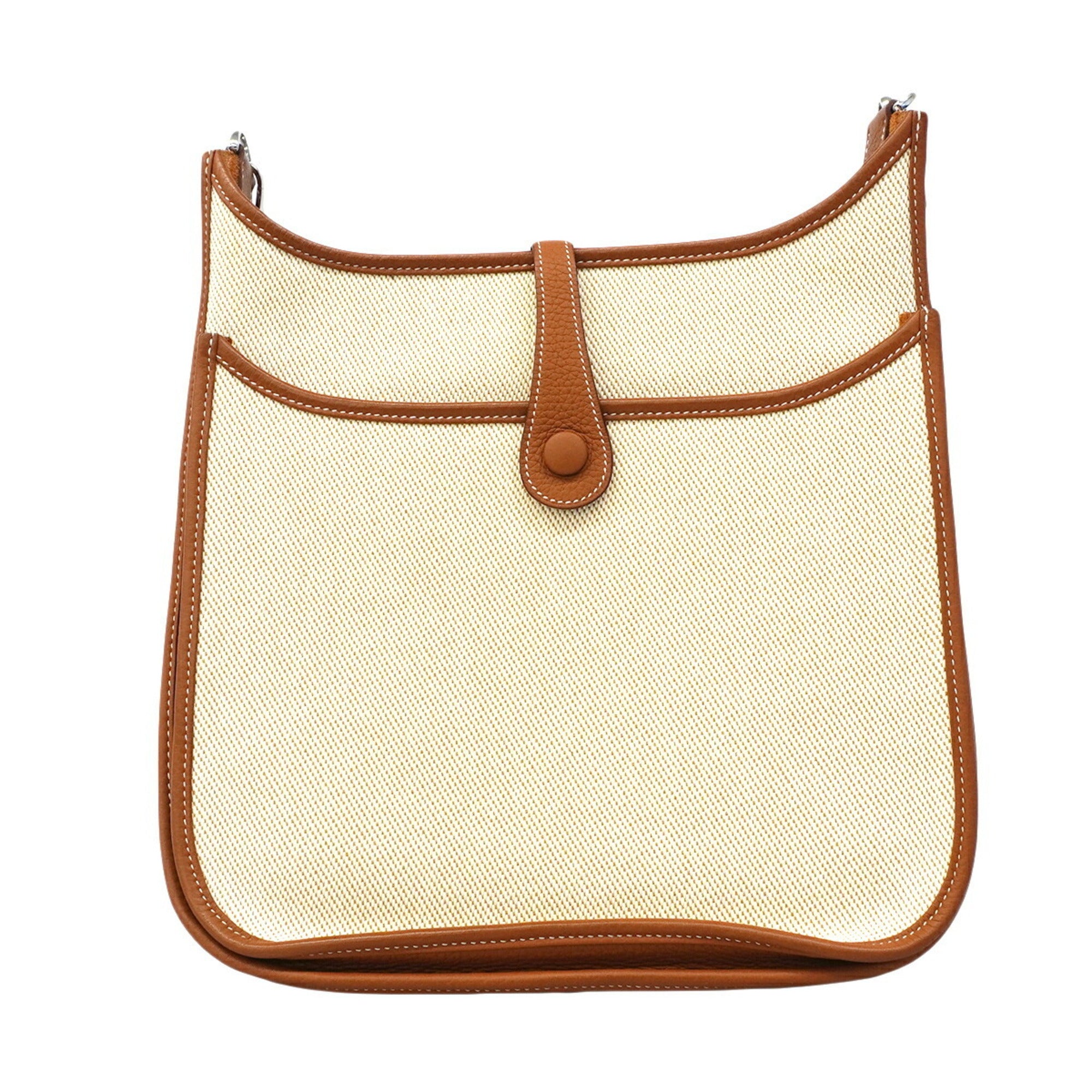 Hermes Gold Toile H Shoulder Bag (Pre-Owned)