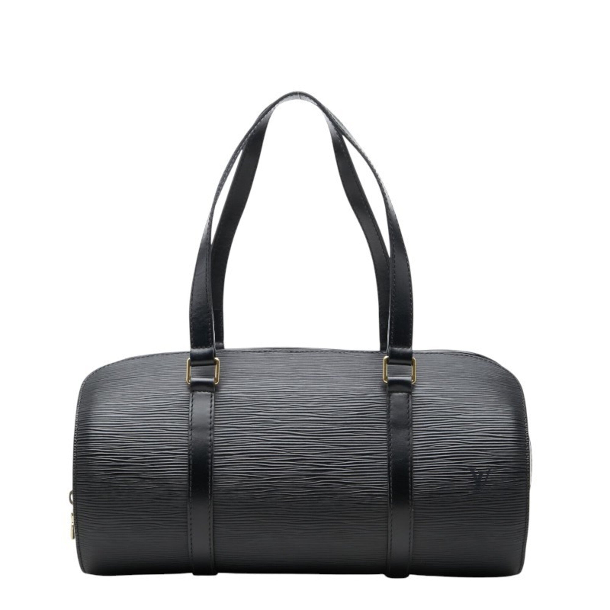 Louis Vuitton Black Noir Leather Handbag (Pre-Owned)