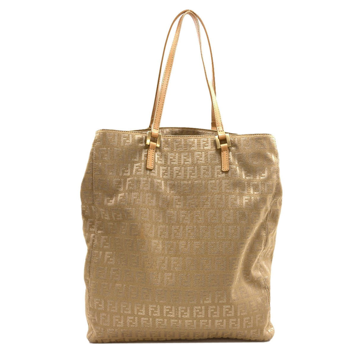 Fendi Brown Canvas Handbag (Pre-Owned)