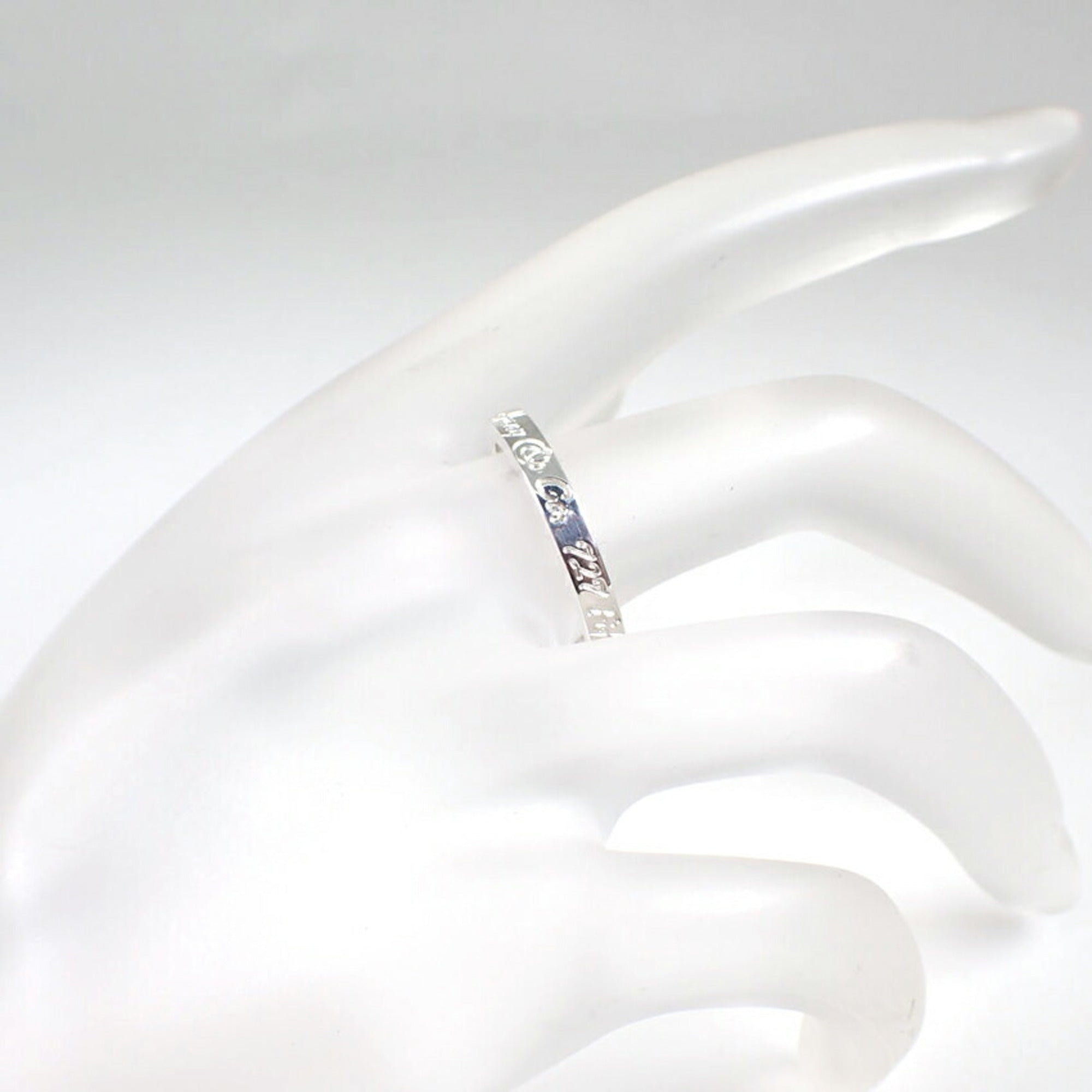 Tiffany Sterling Silver 925 Band Ring (Pre-Owned)