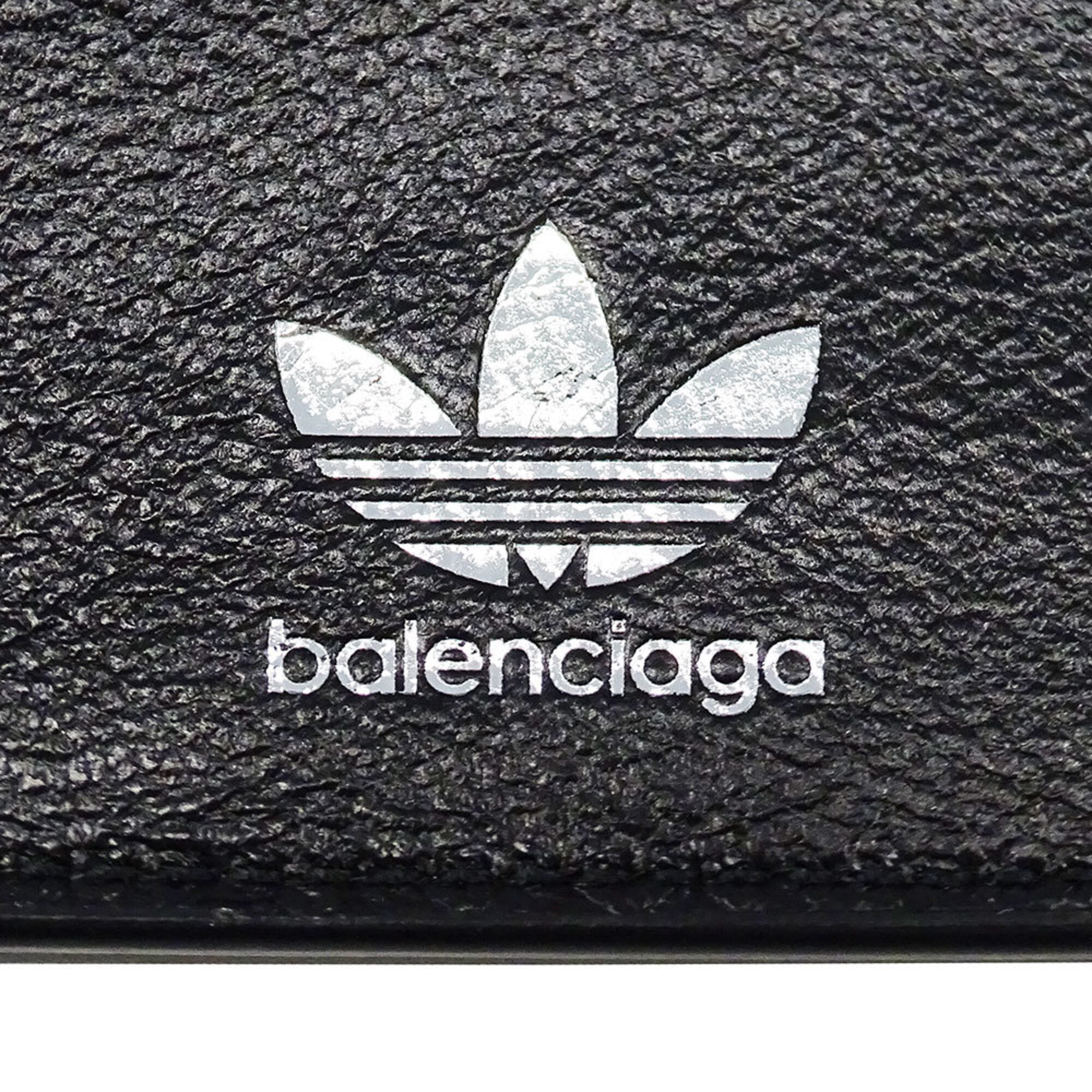 Balenciaga Black Leather Wallet (Tri-Fold) (Pre-Owned)
