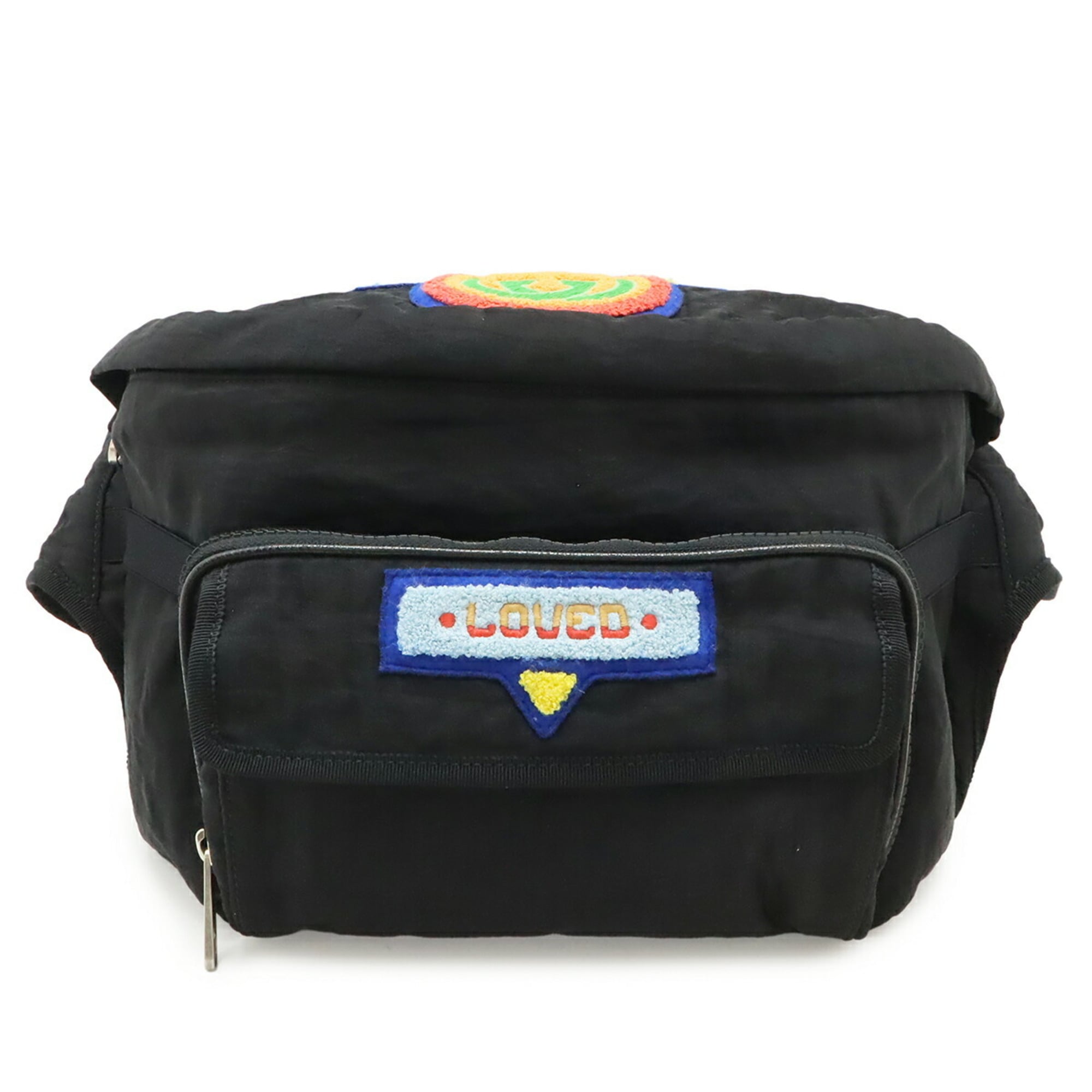 Gucci Black Nylon Backpack Sling Bag (Pre-Owned)