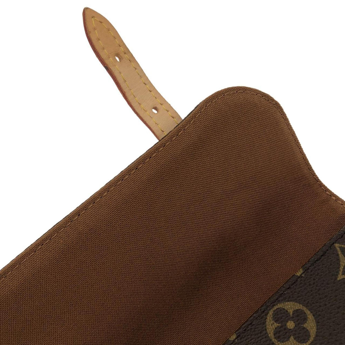 Louis Vuitton Marron Coated Canvas Fanny Pack Pochette (Pre-Owned)