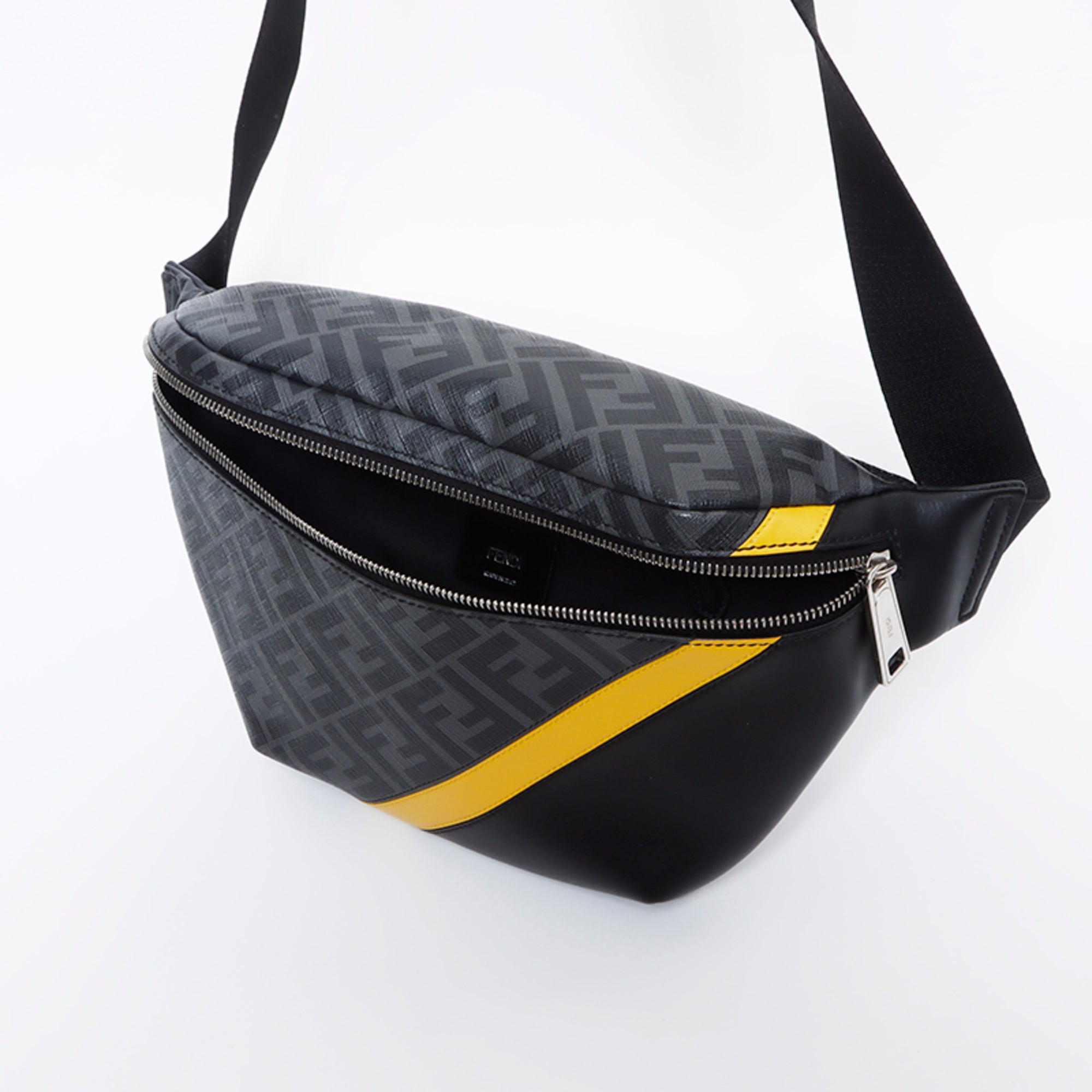 Fendi Gray Zucca Fanny Pack (Pre-Owned)