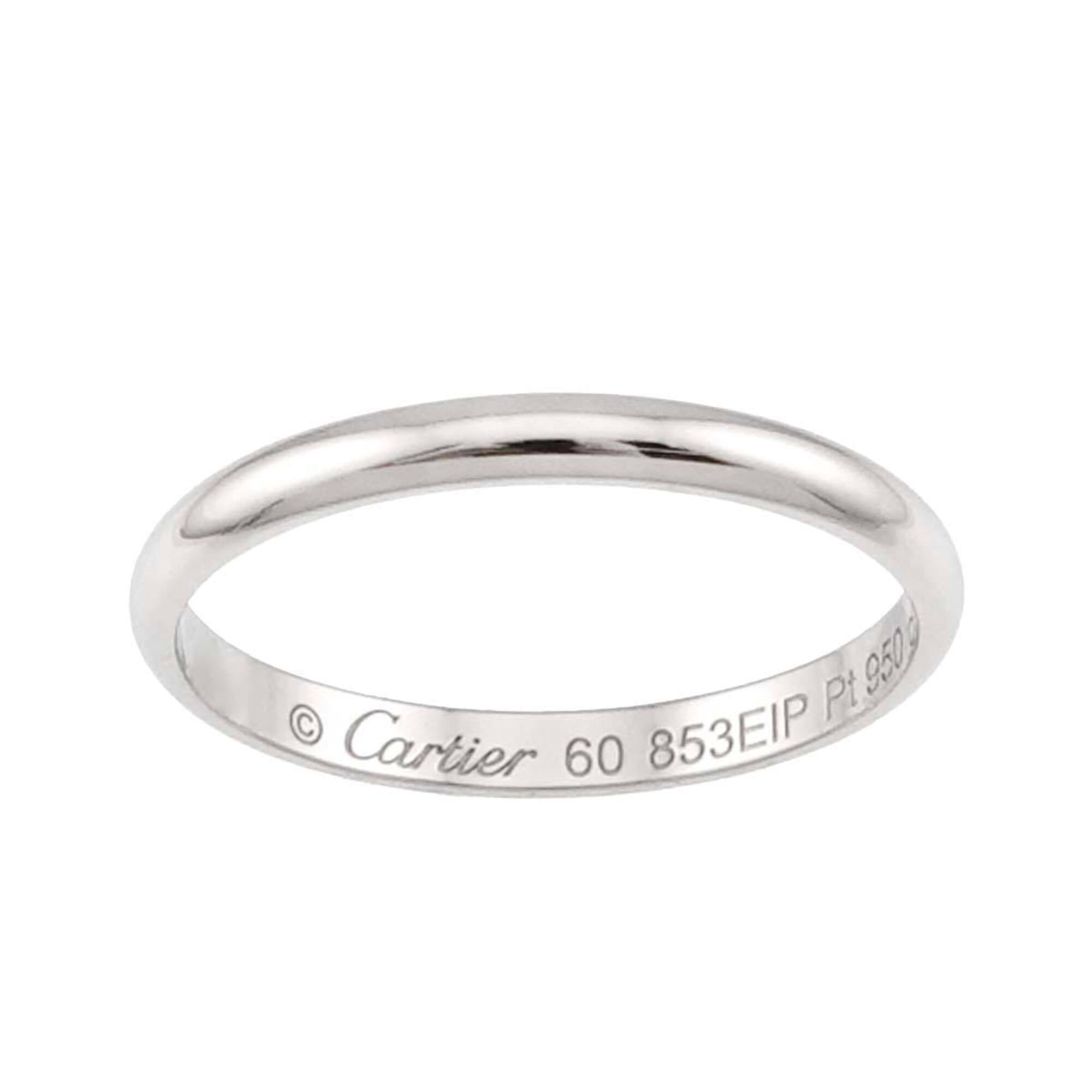 Cartier Platinum 950 Band Ring (Pre-Owned)