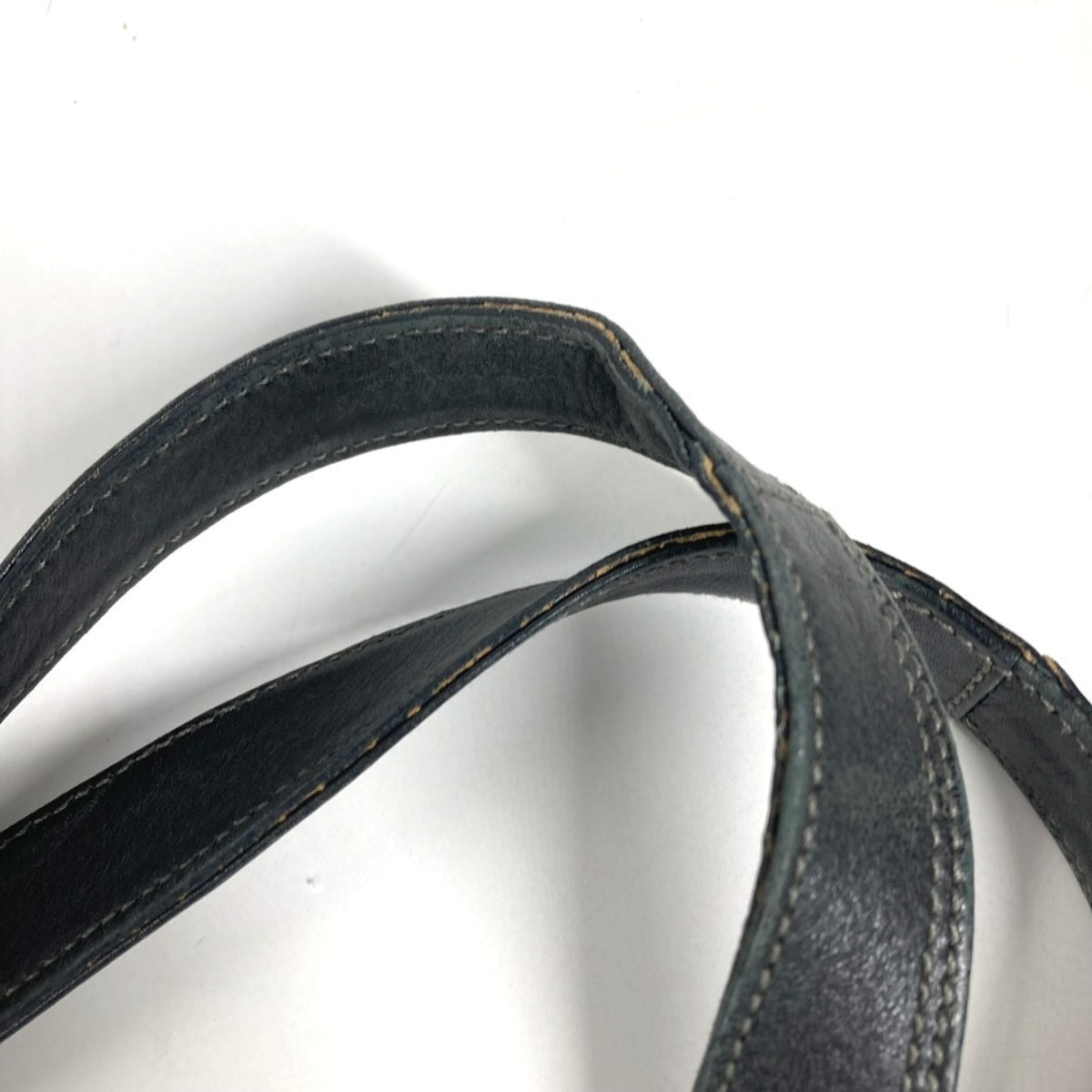 Salvatore Ferragamo Black Leather Shoulder Bag Tote Bag (Pre-Owned)