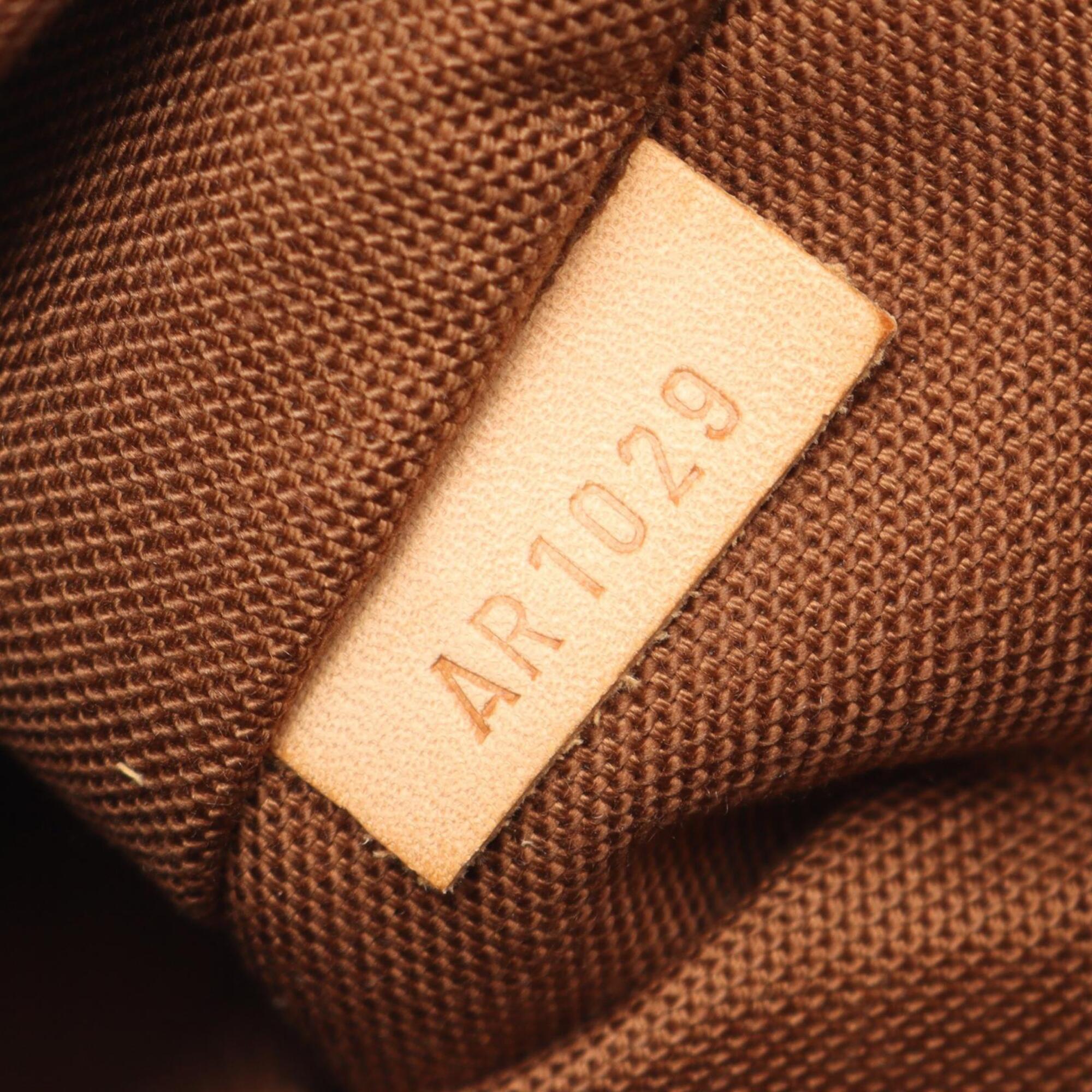 Louis Vuitton Brown Monogram Pvc Coated Canvas Leather Handbag Shoulder Bag (Pre-Owned)