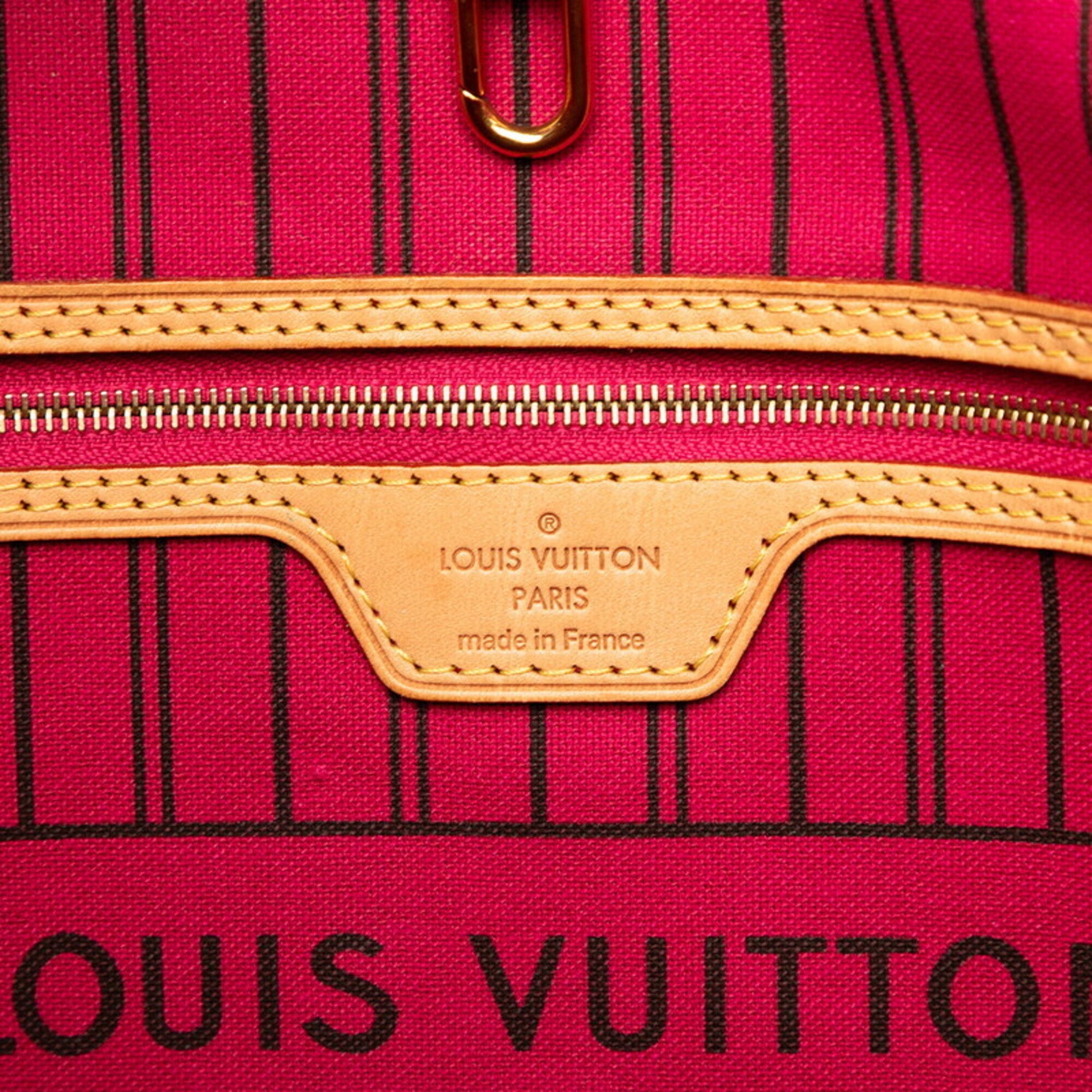 Louis Vuitton Brown Pvc Leather Shoulder Bag Tote Bag (Pre-Owned)