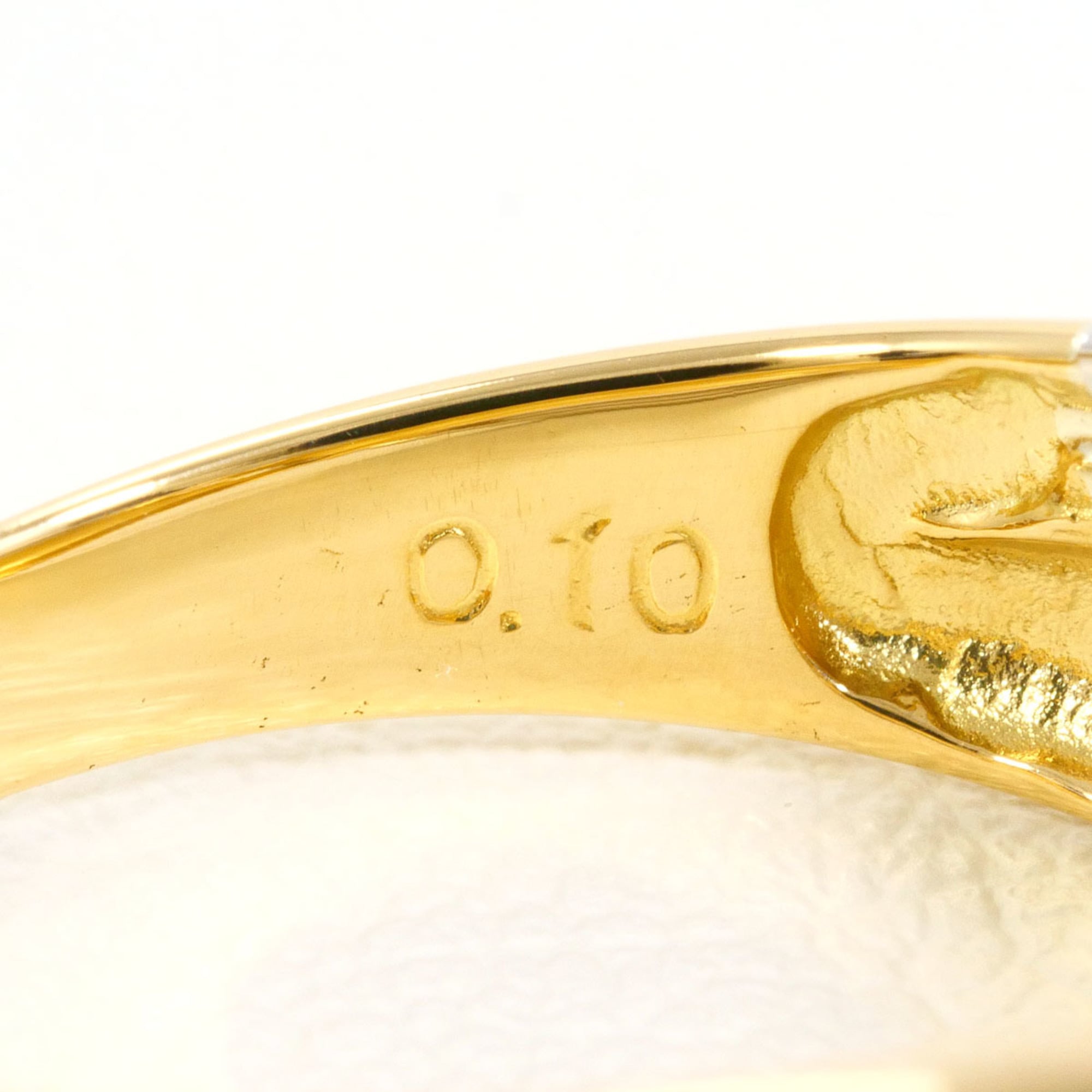 Unbranded Platinum Yellow Gold Yellow Gold (18K) Platinum 900 Band Ring (Pre-Owned)