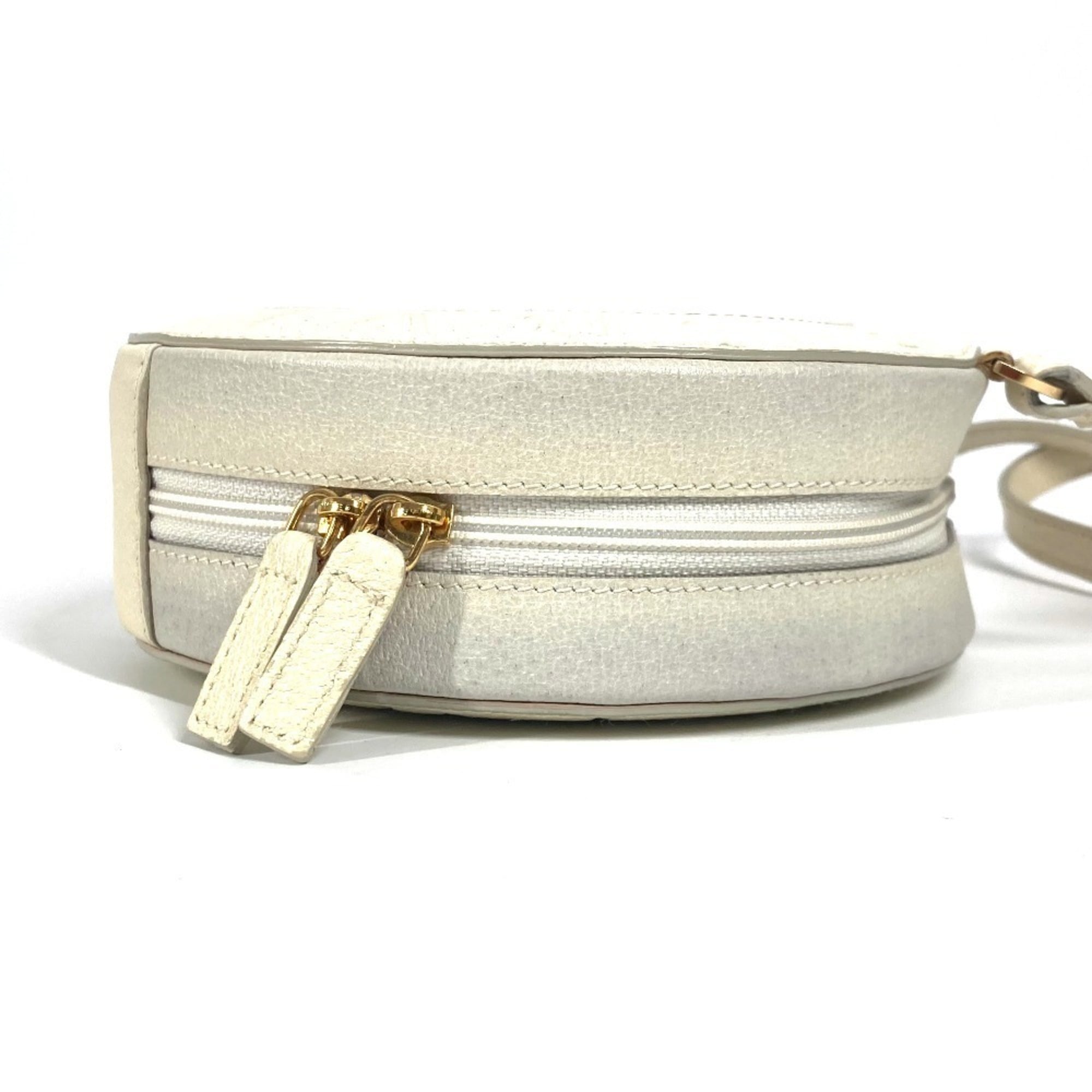 Bvlgari Beige Leather Pochette Shoulder Bag (Pre-Owned)